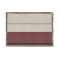 Orchard Throw — Stone · Fig · Slate