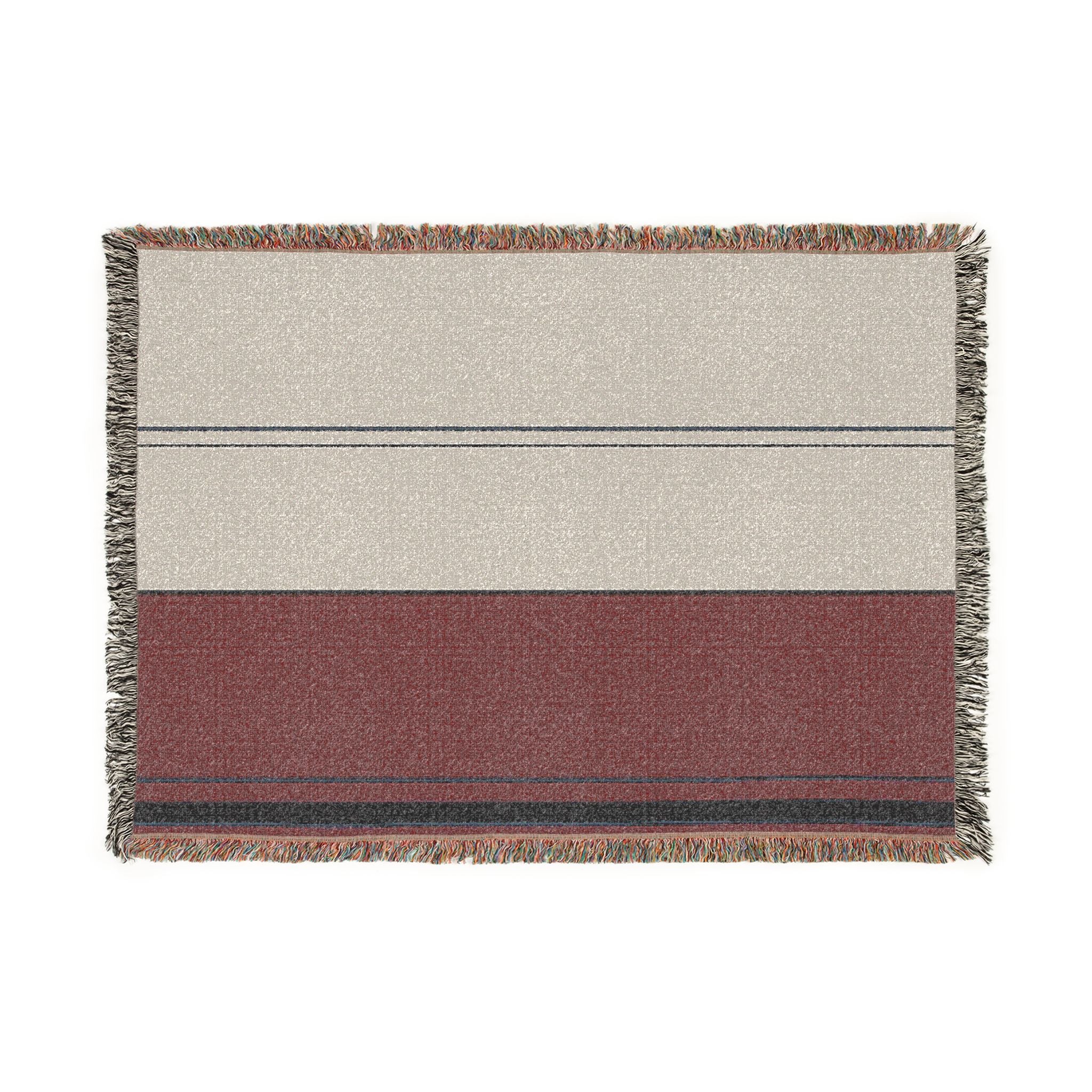 Orchard Throw — Stone · Fig · Slate