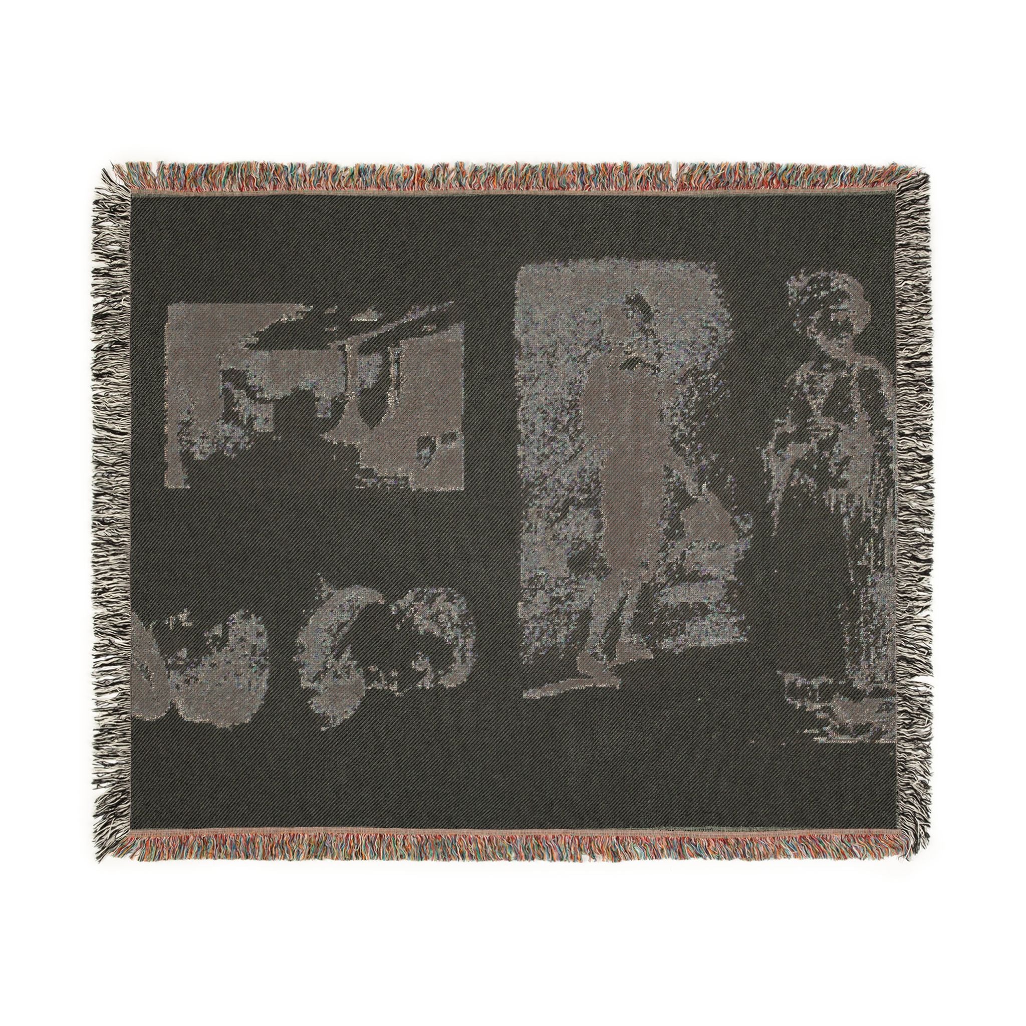 Eugène Delacroix - Sheet of Sketches | Woven Tapestry Blanket
