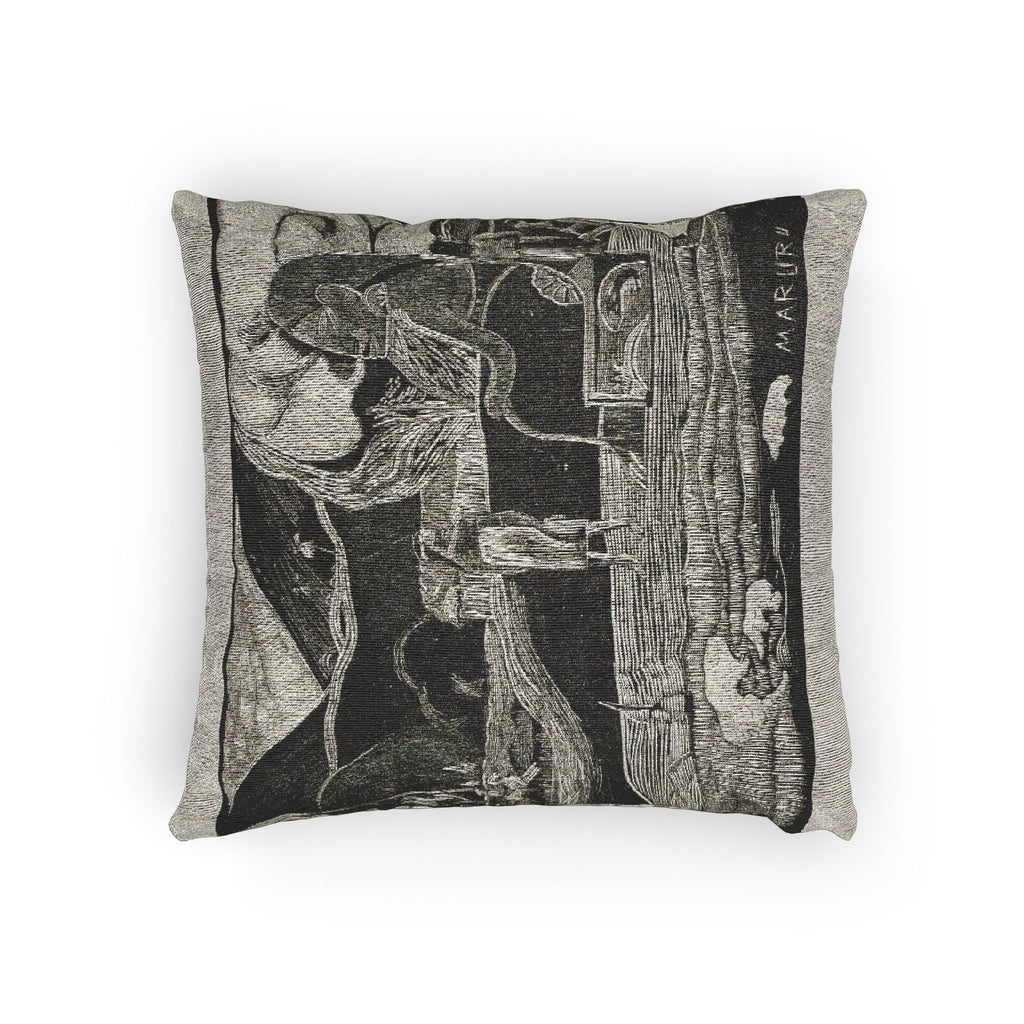 Paul Gauguin - Maruru (Offerings of Gratitude), from the Noa Noa Suite | Woven Pillow