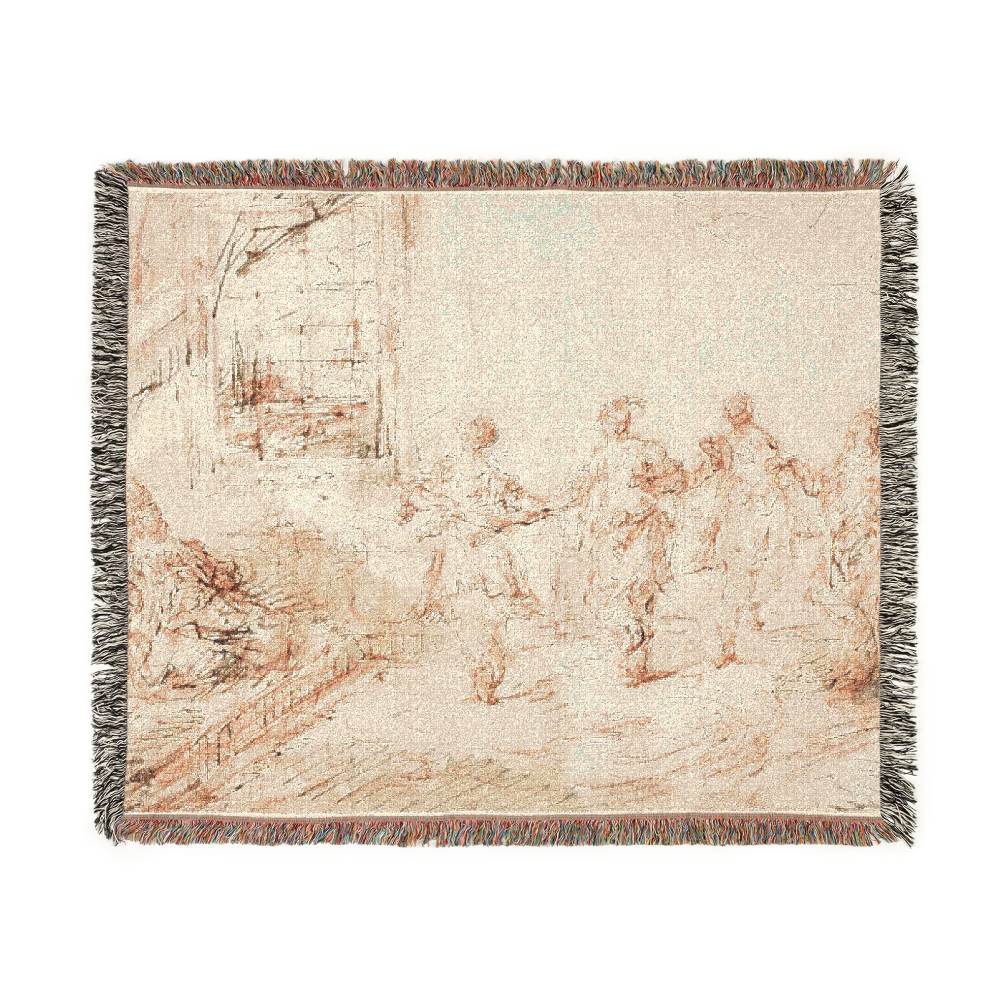 Francesco Guardi - Harem Scene | Woven Tapestry Blanket
