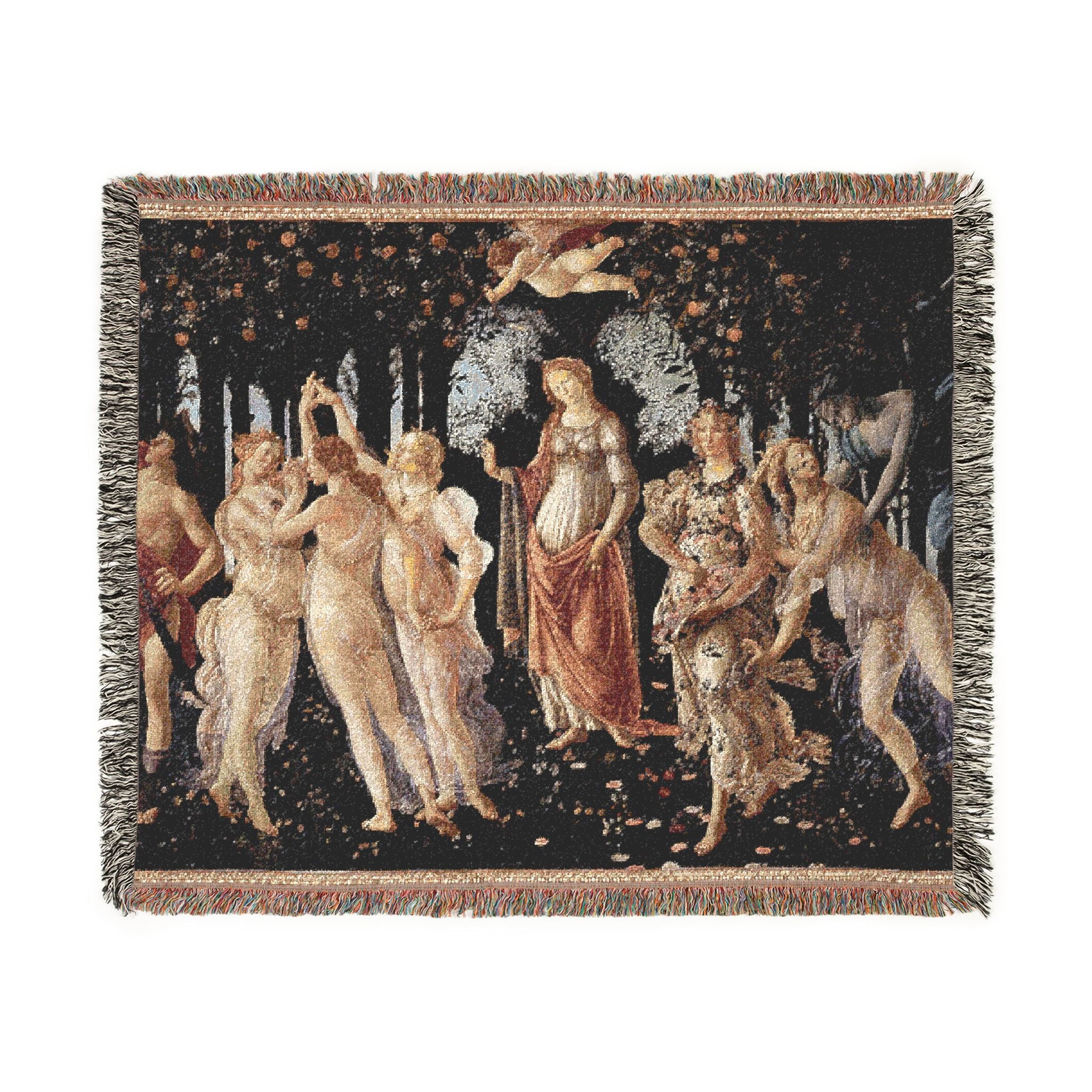 Sandro Botticelli - La Primavera - Google Art Project | Woven Tapestry Blanket
