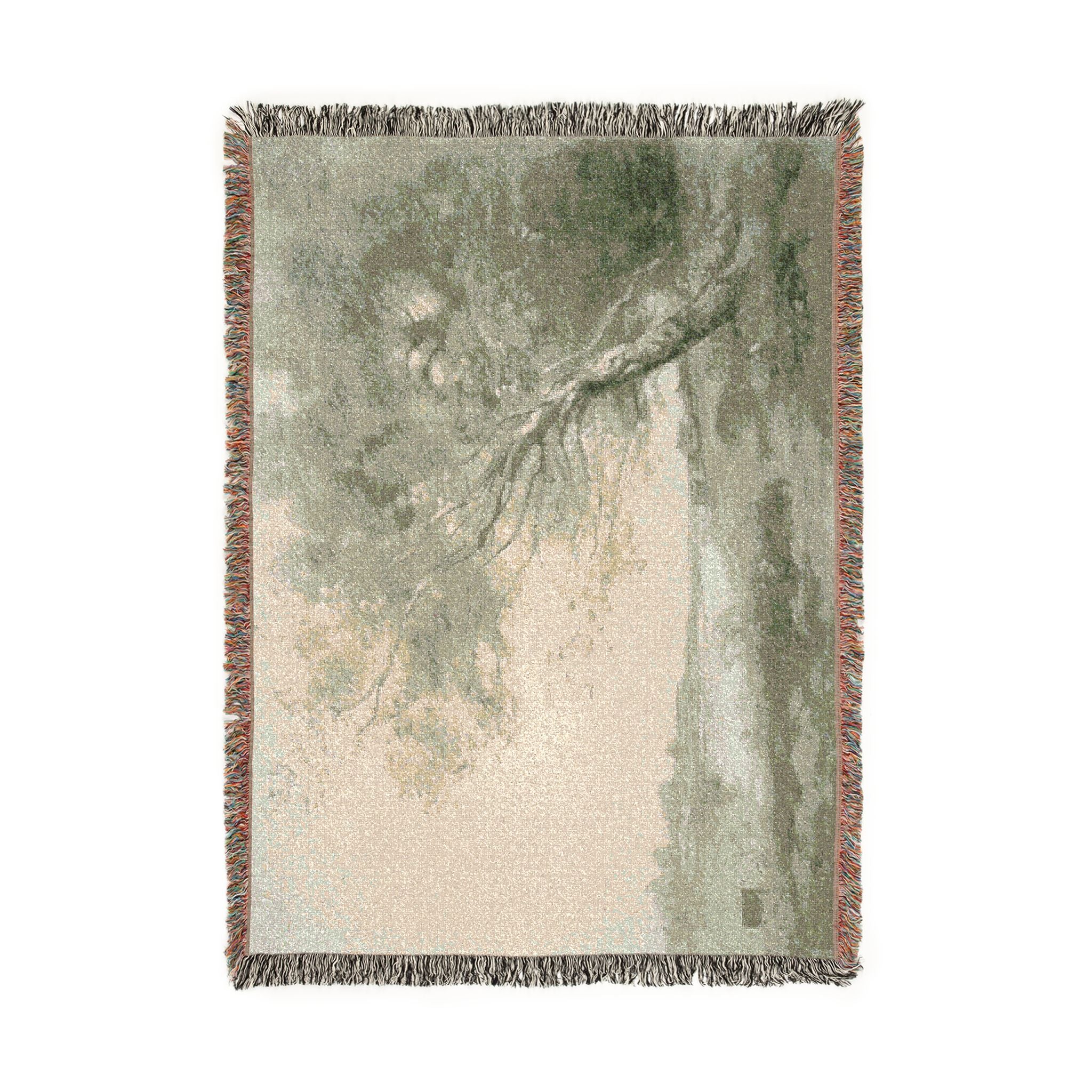 Jean Baptiste Camille Corot - Bent Tree by the Water | Woven Tapestry Blanket