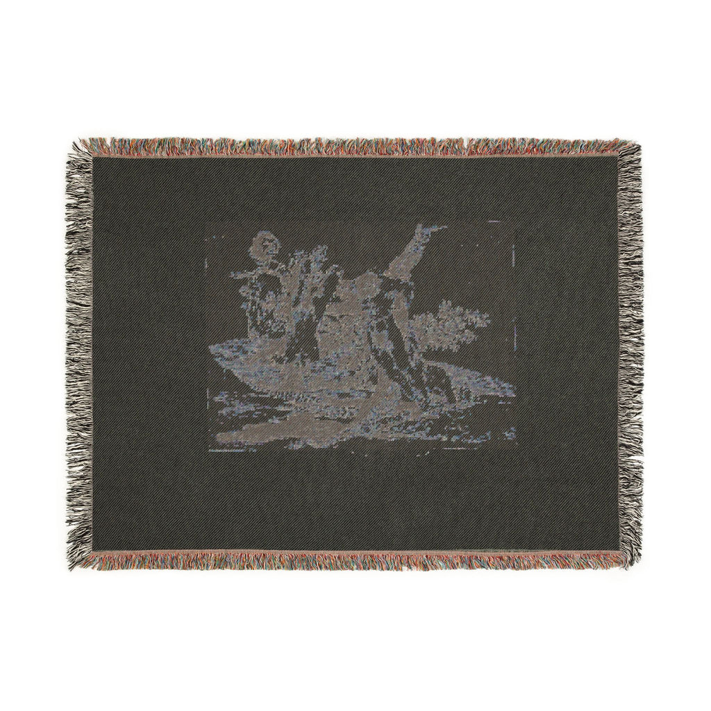 Francisco José de Goya y Lucientes - A Heroic Feat! With Dead Men!, plate 39 from The Disasters of War | Woven Tapestry Blanket