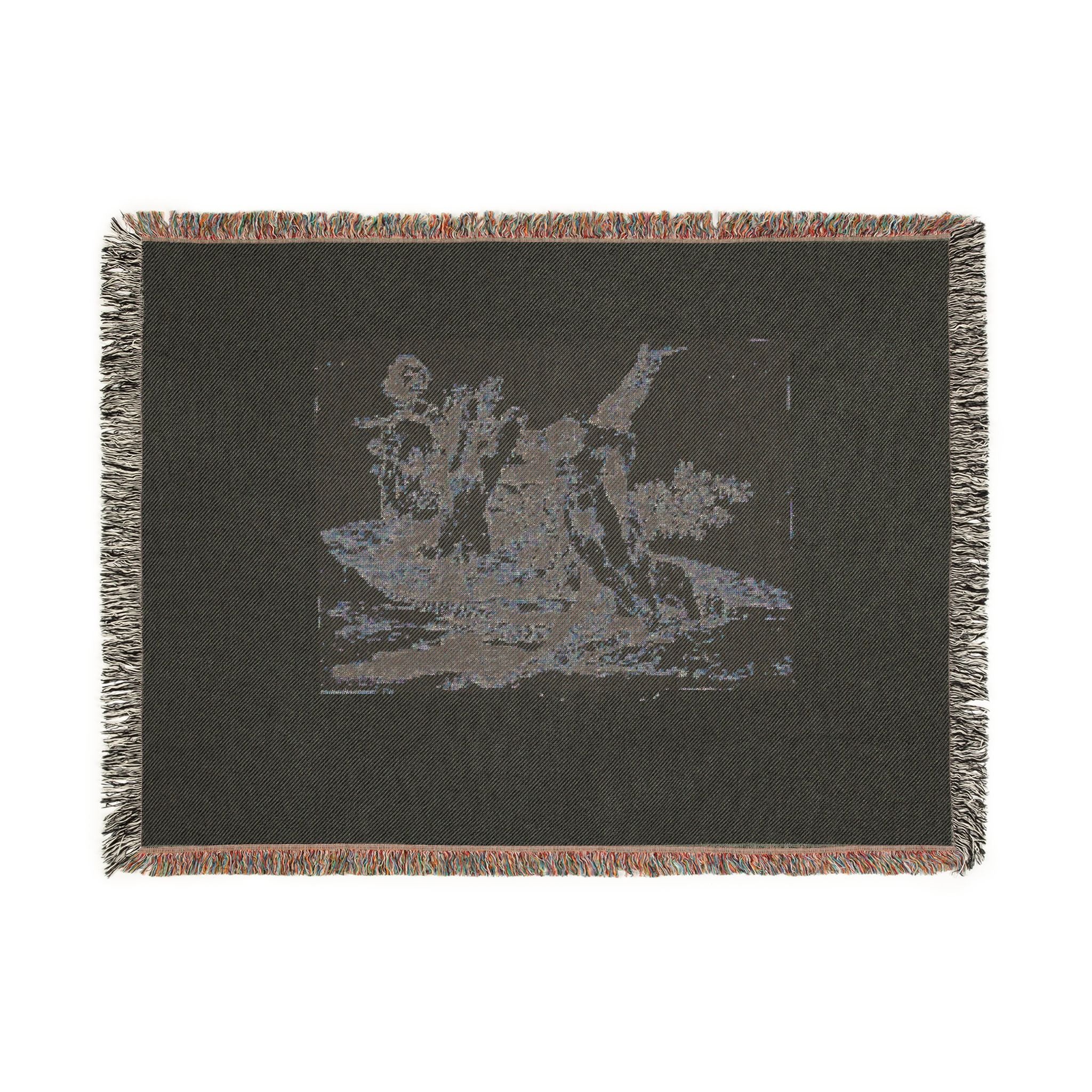 Francisco José de Goya y Lucientes - A Heroic Feat! With Dead Men!, plate 39 from The Disasters of War | Woven Tapestry Blanket
