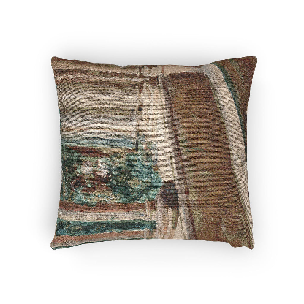 John Singer Sargent - Tarragona Terrace and Garden | Woven Pillow