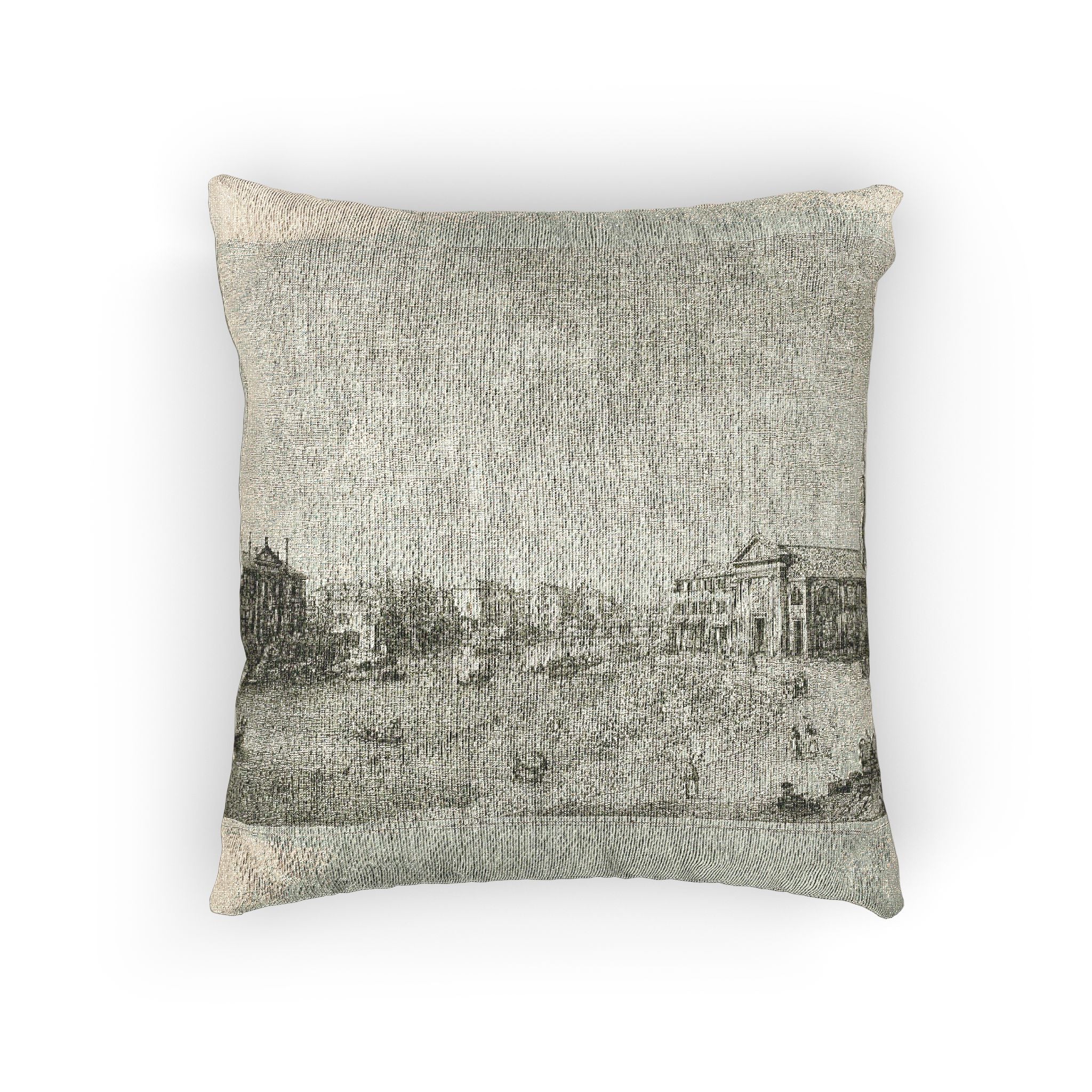 Canaletto - Al Dolo, from Vedute | Woven Pillow