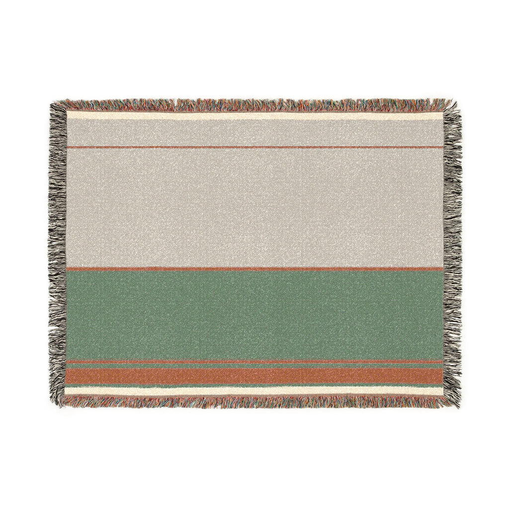 Grove Throw — Stone · Olive · Clay