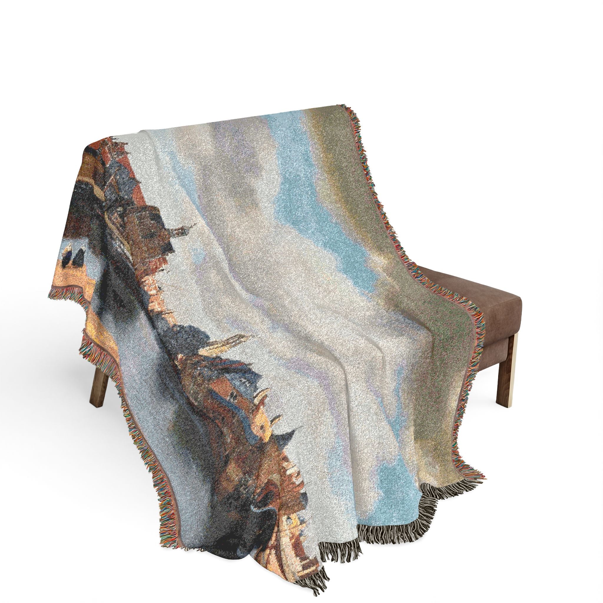 View of Delft, by Johannes Vermeer | Woven Tapestry Blanket