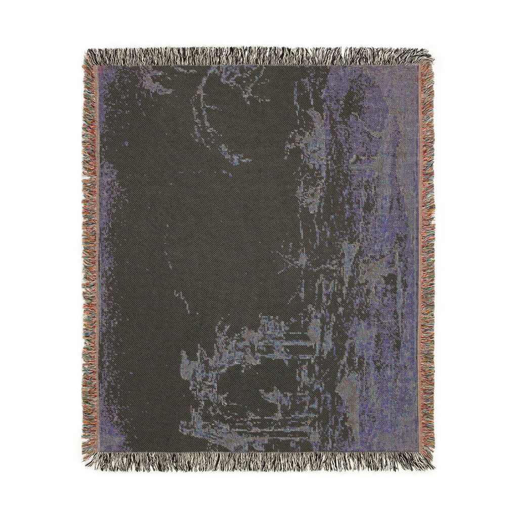 Francesco Guardi - Capriccio with a Squall on the Lagoon | Woven Tapestry Blanket