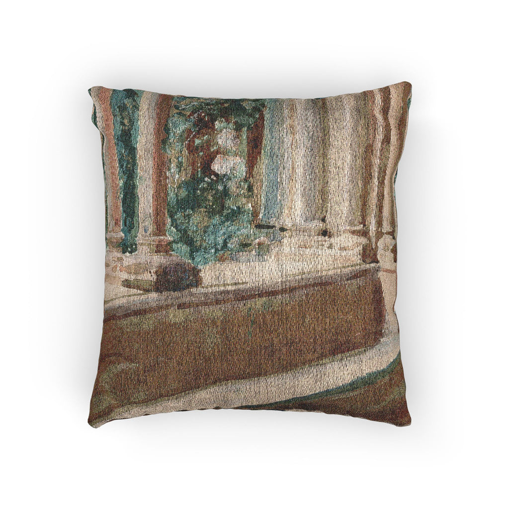John Singer Sargent - Tarragona Terrace and Garden | Woven Pillow