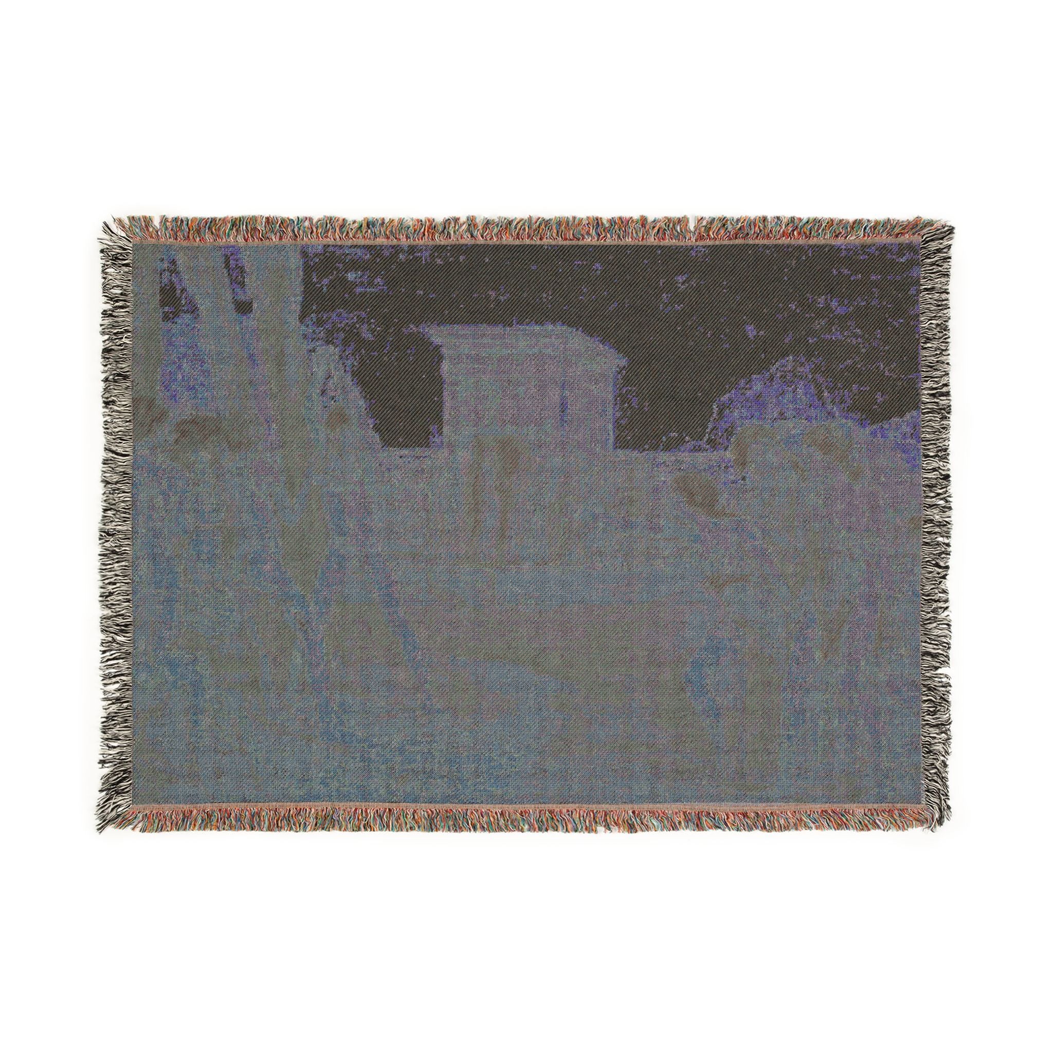 Hilaire Germain Edgar Degas - Young Spartan Girls Challenging Boys | Woven Tapestry Blanket