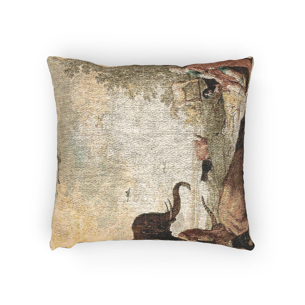 Dessau, Anhaltische Gemäldegalerie, Aelbert Jacobsz. Cuyp, Orpheus und die Tiere | Woven Pillow