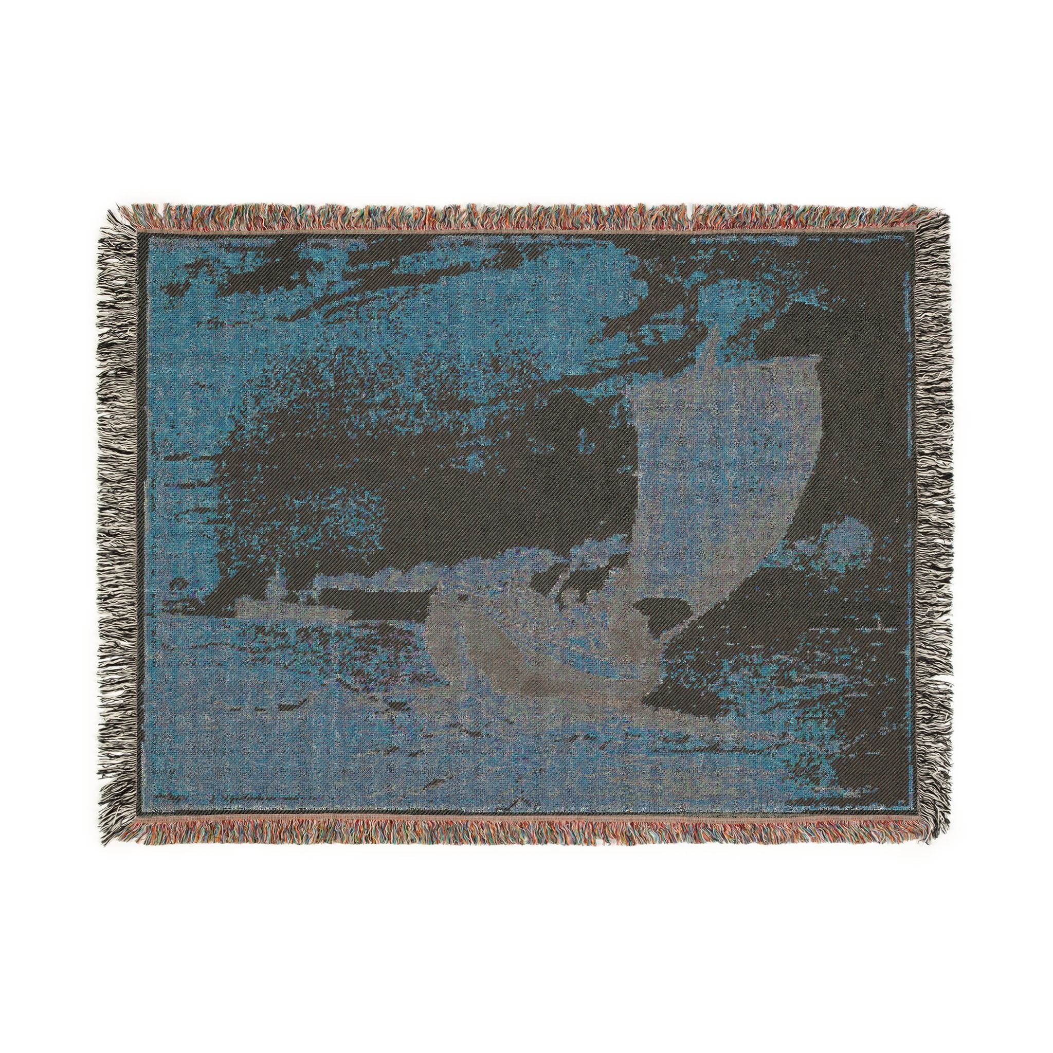 Winslow Homer - Fishing off Scarborough | Woven Tapestry Blanket