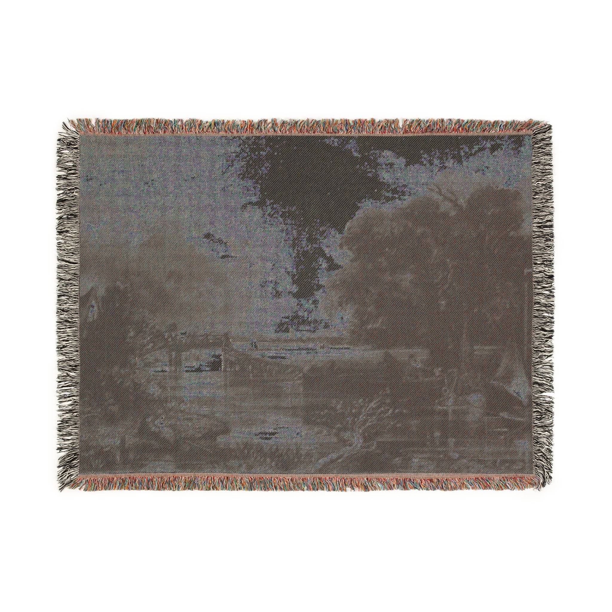 David Lucas - River Stour, Suffolk | Woven Tapestry Blanket