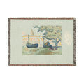Paul Signac - The Port of St. Tropez II, from the seventh album of L'Estampe originale | Woven Tapestry Blanket