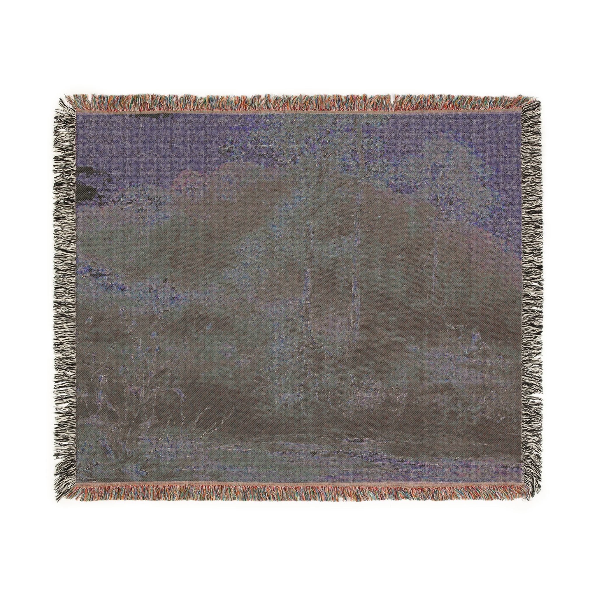 David Bates - Autumn River Scene, The Brook | Woven Tapestry Blanket