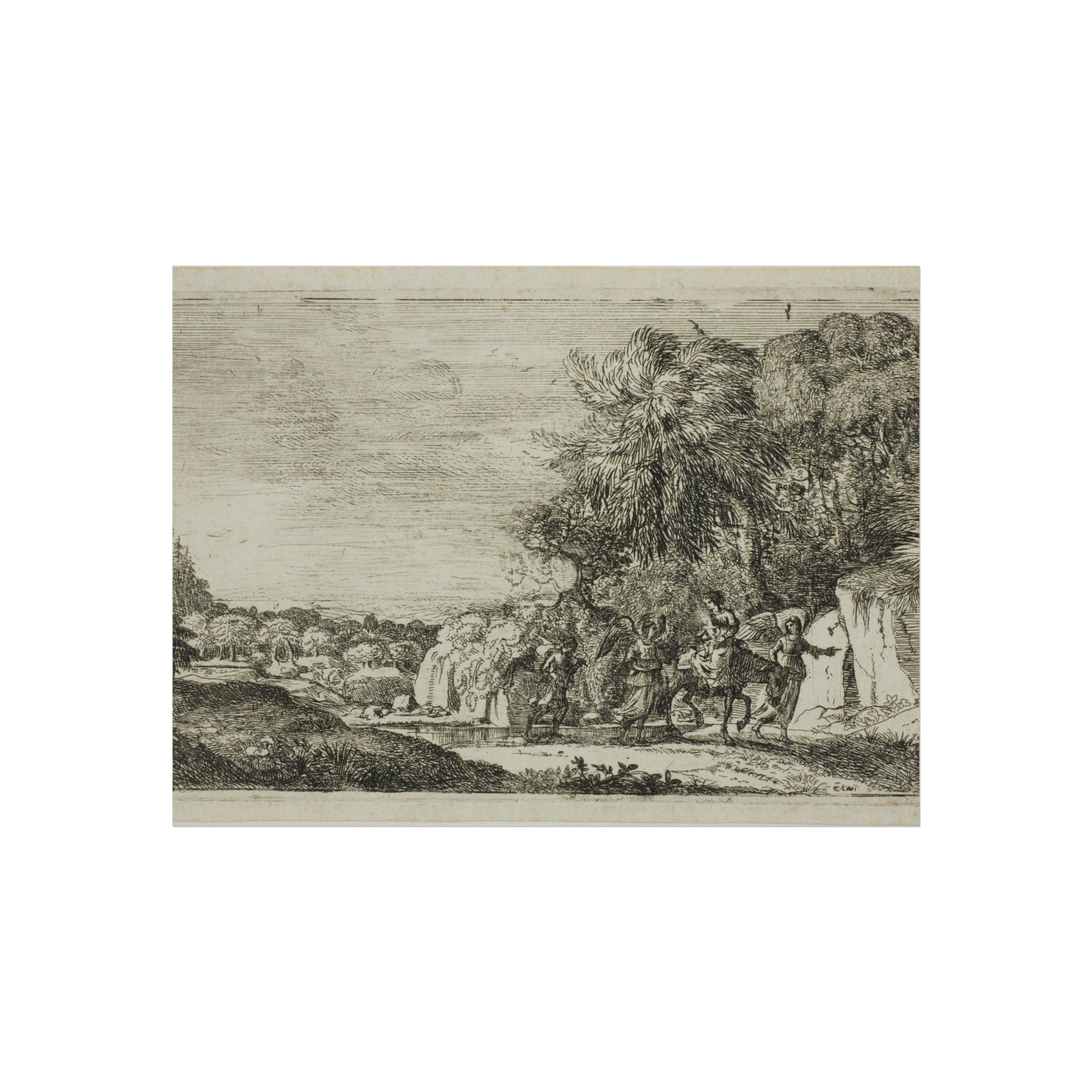 Claude Lorrain - The Flight into Egypt | Fine Art Poster