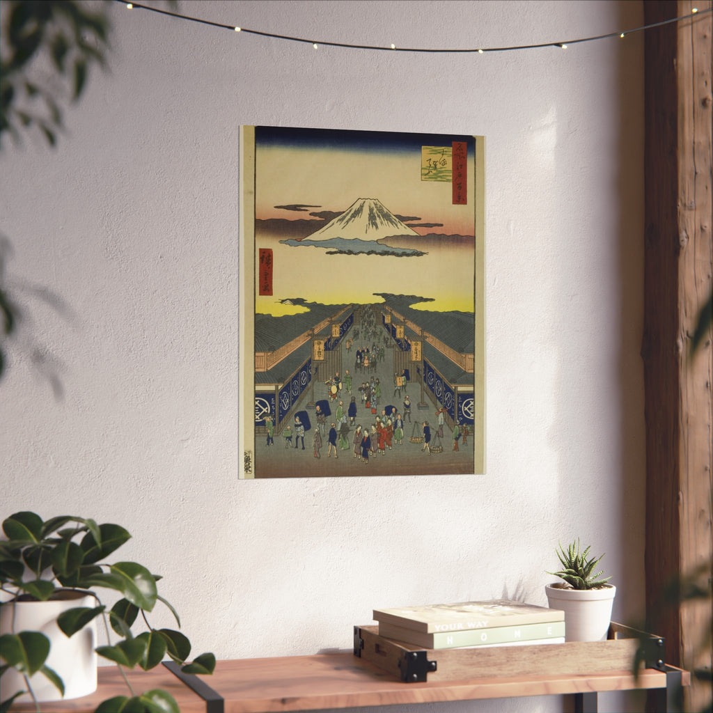 Utagawa Hiroshige - Surugacho | Fine Art Poster