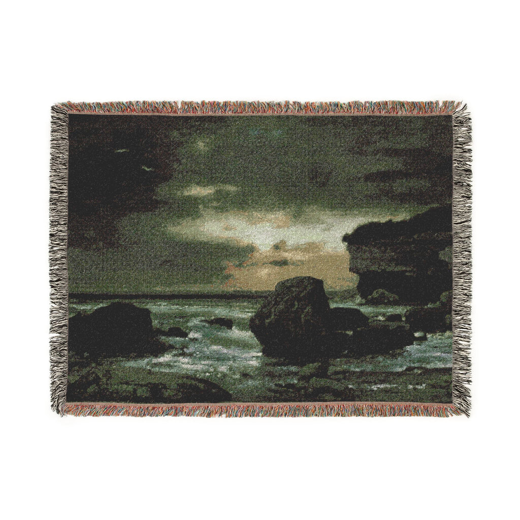 George Inness - A Marine | Woven Tapestry Blanket
