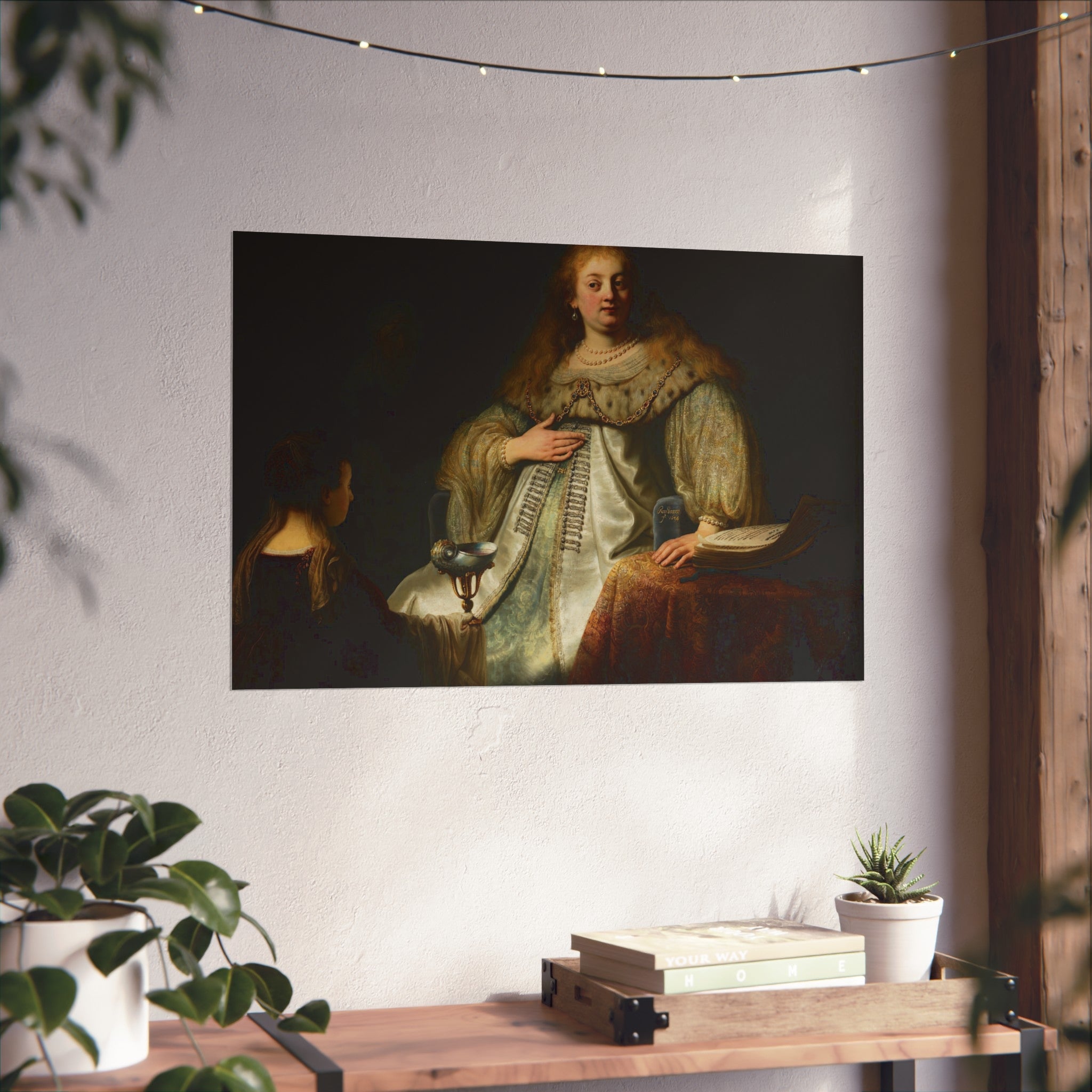 Judith at the Banquet of Holofernes (previously known as Artemisia), by Rembrandt, from Prado in Google Earth | Fine Art Poster