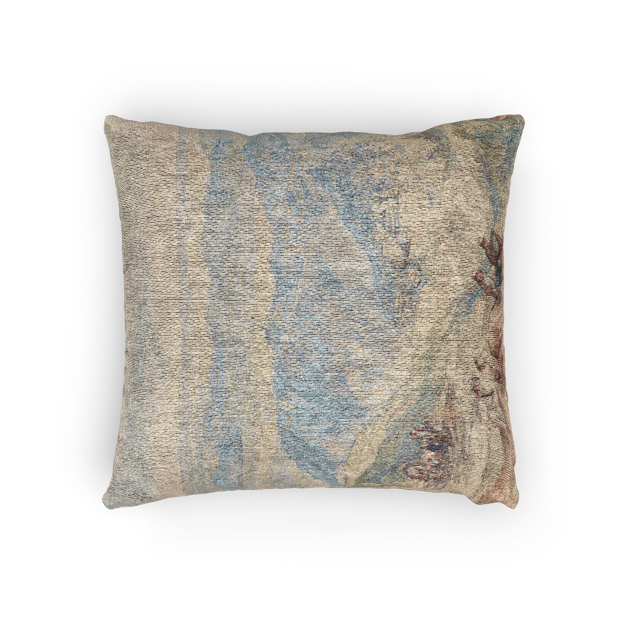 Joseph Mallord William Turner - Mussooree and the Dhoon from Landour | Woven Pillow