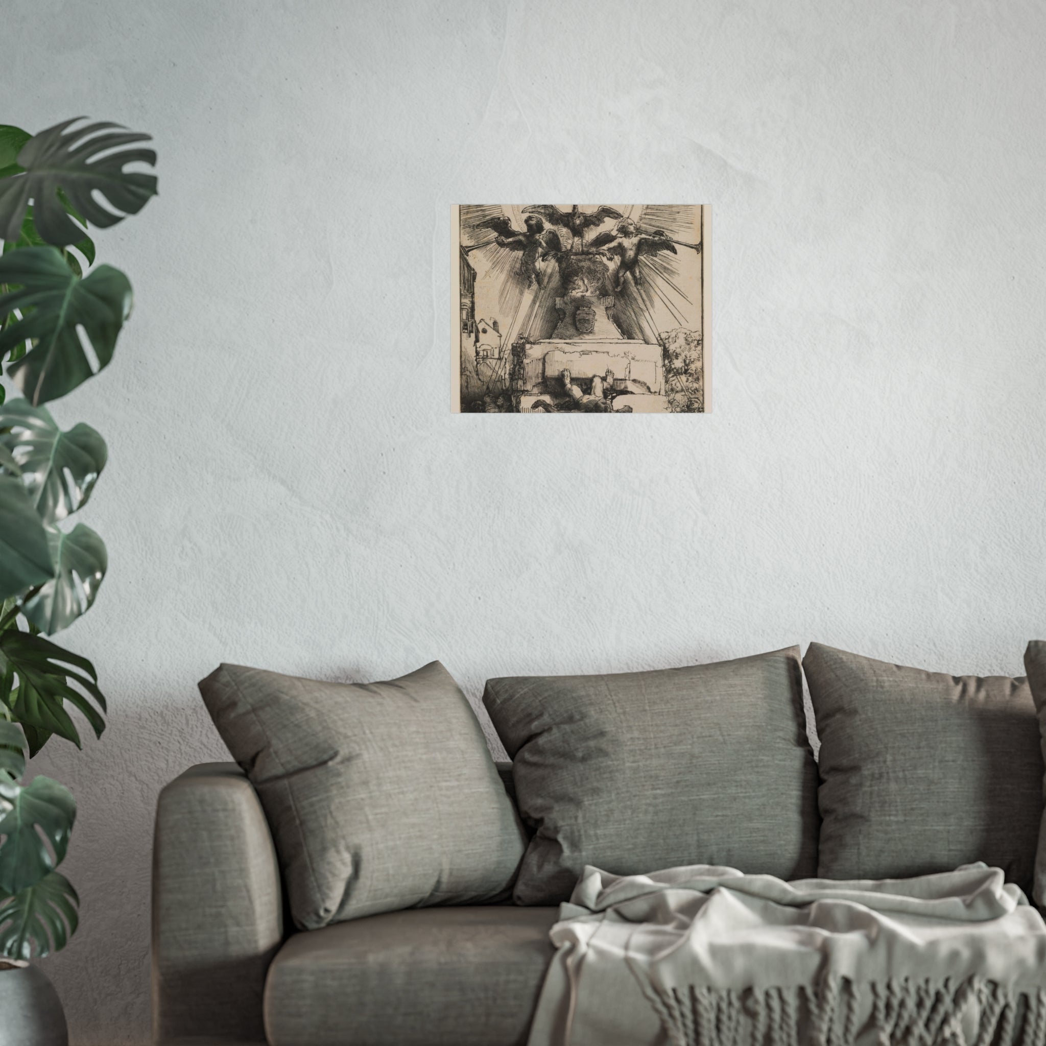 Rembrandt van Rijn - The Phoenix or The Statue Overthrown | Fine Art Poster