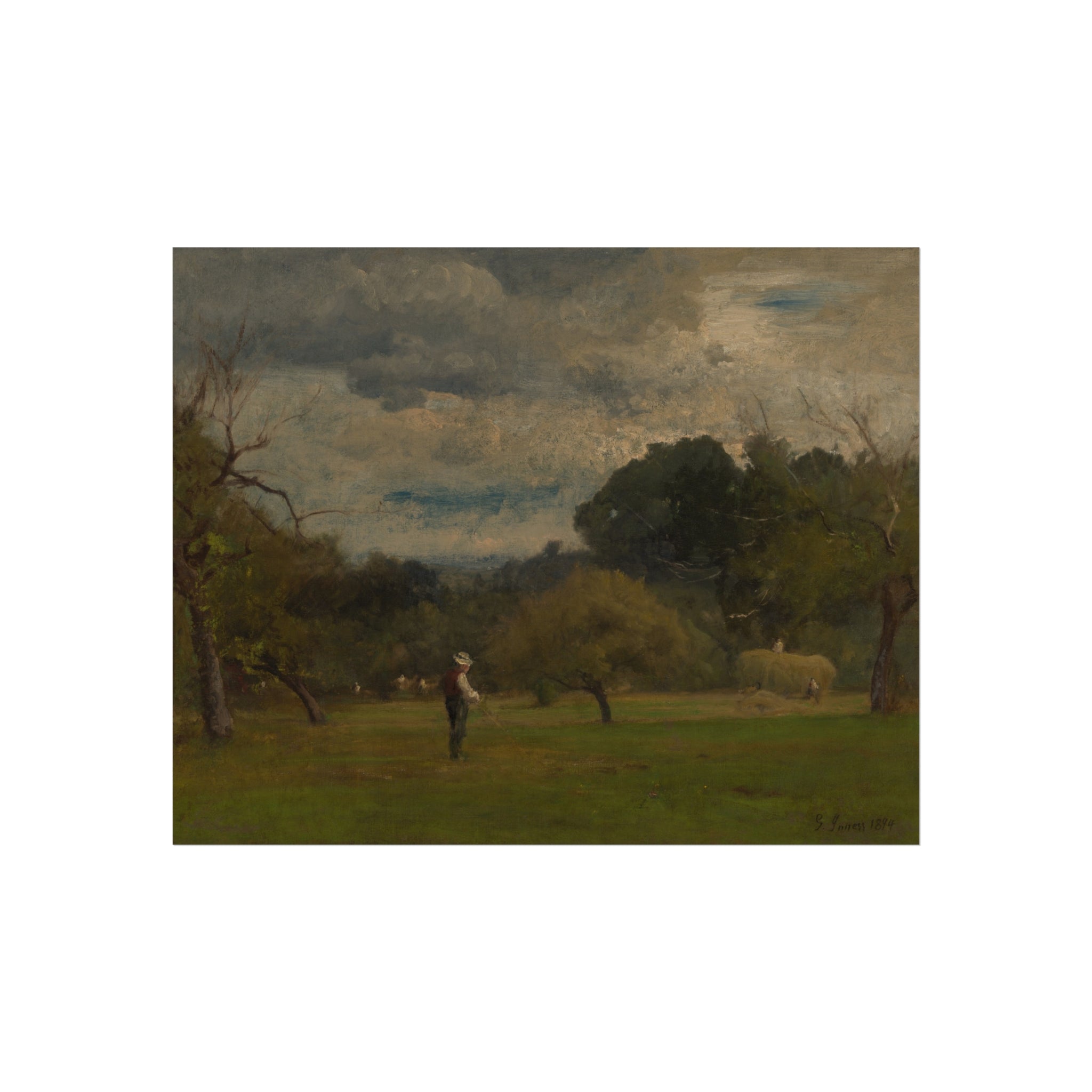 Harvest, Montclair, New Jersey George Inness Fine Art Poster