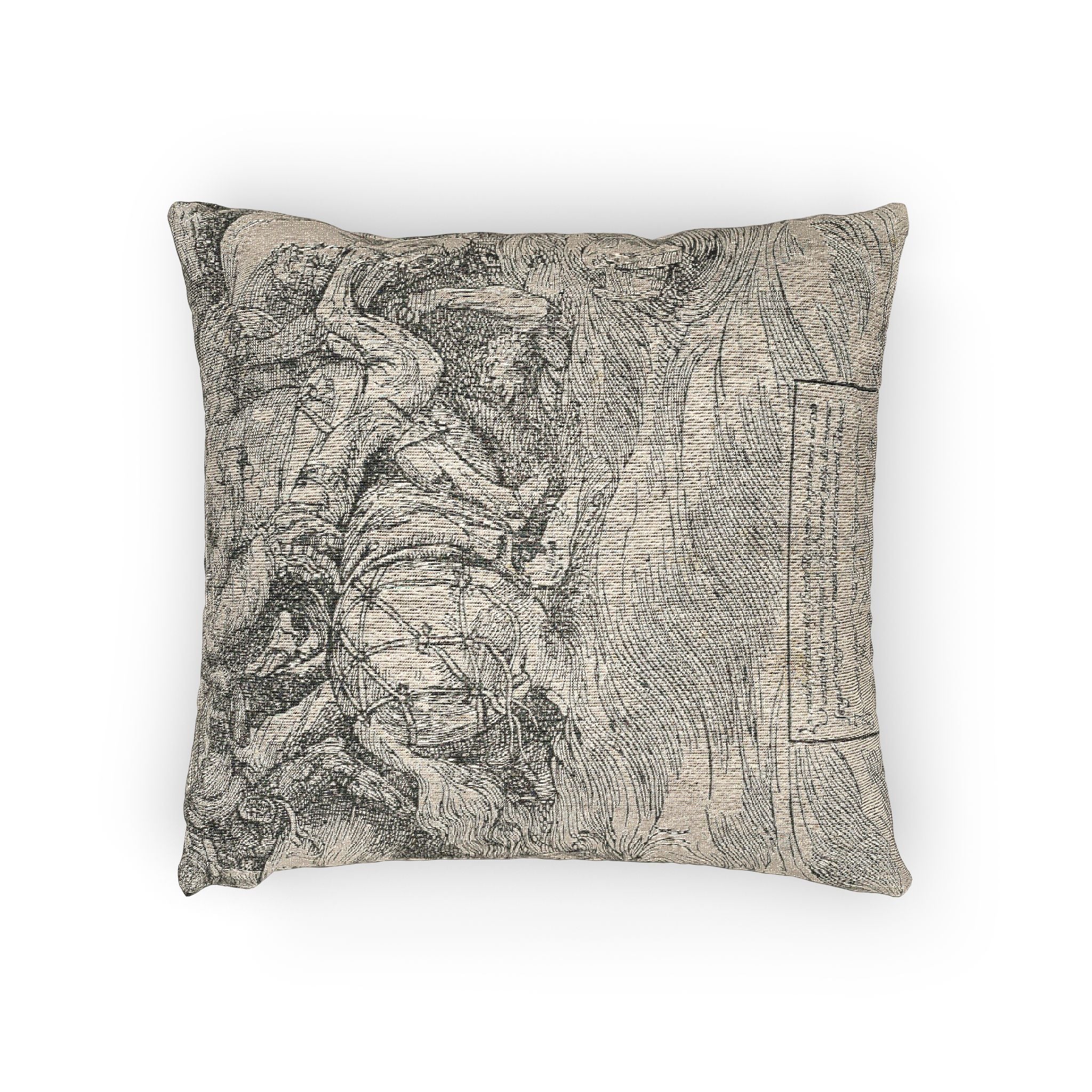 Titian - The Submersion of Pharaoh's Army in the Red Sea | Woven Pillow