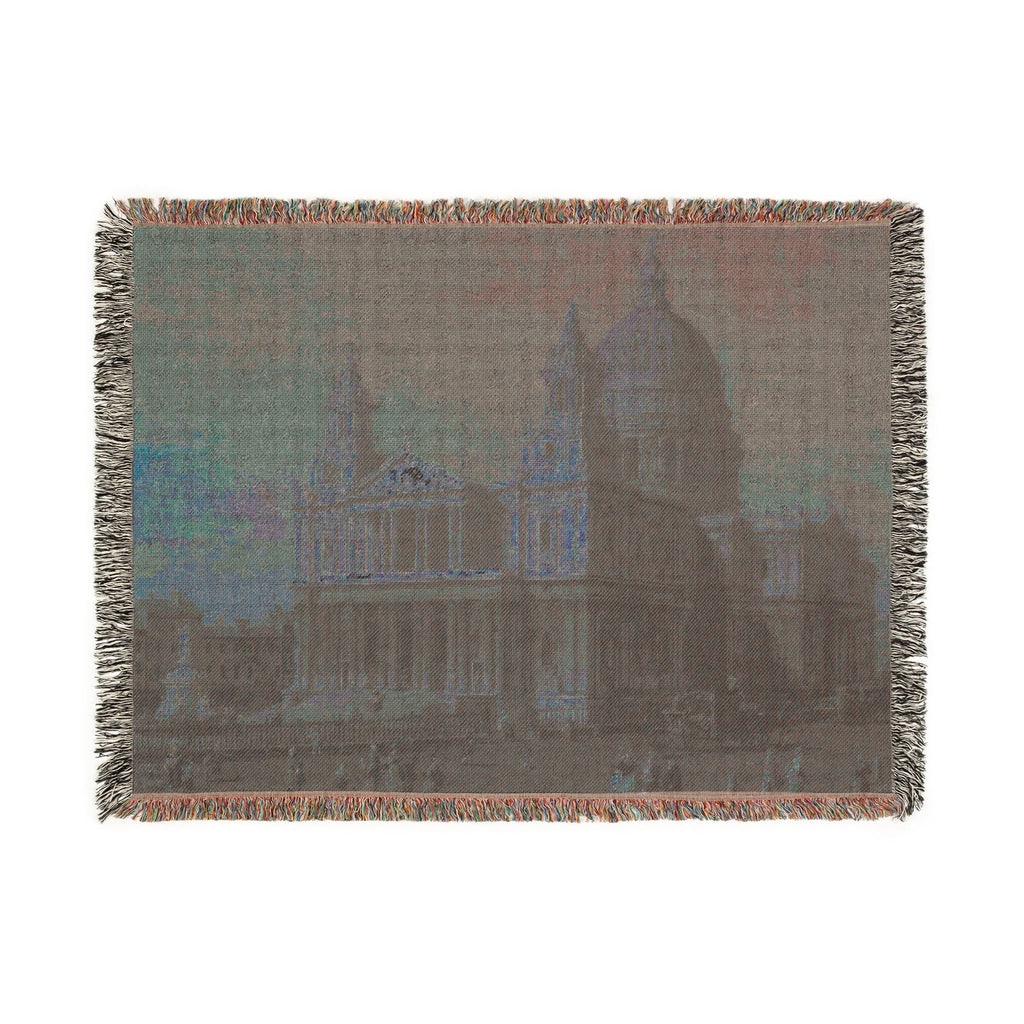 Canaletto - St. Paul's Cathedral - Google Art Project | Woven Tapestry Blanket