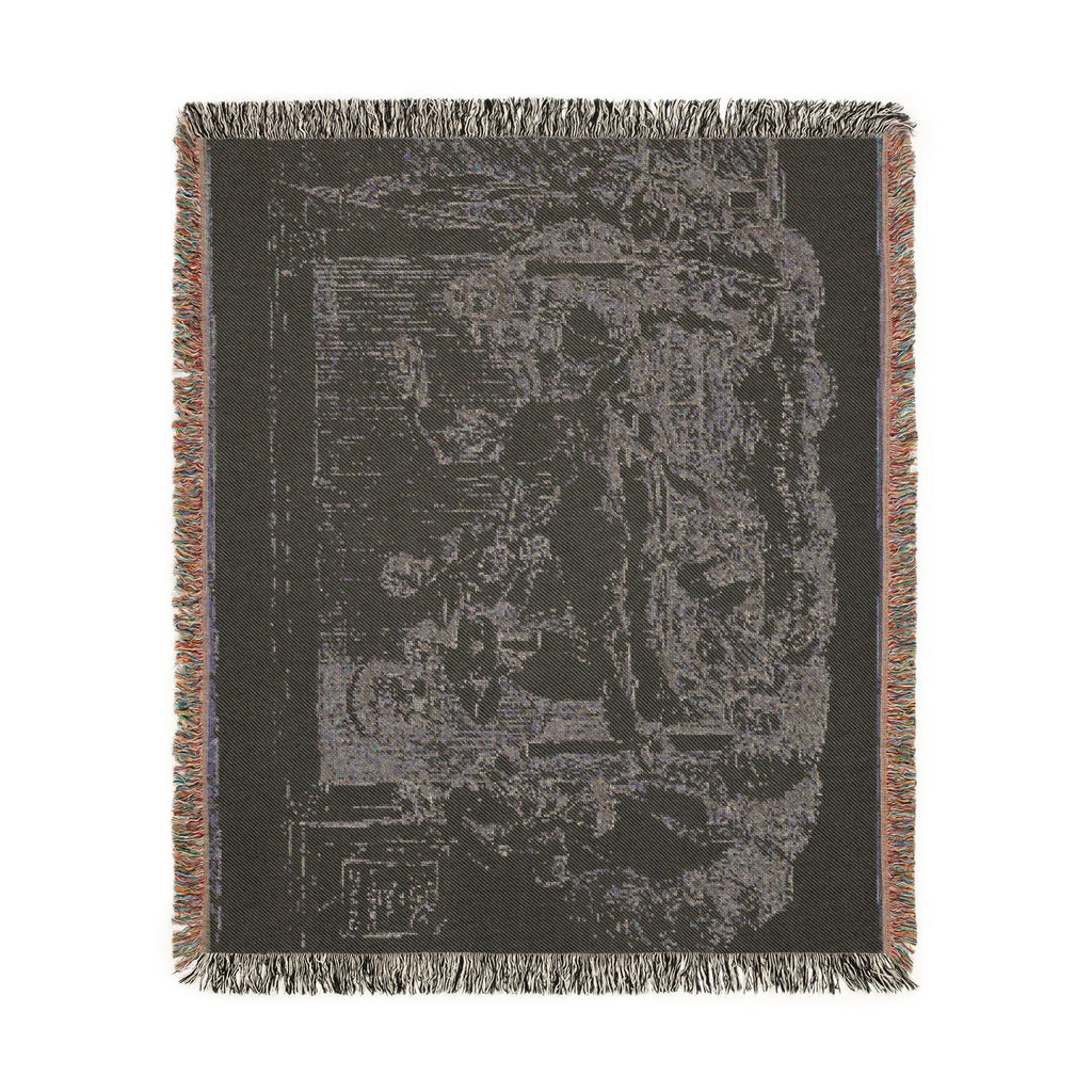 Jacques Louis David - Loveless Disarming Himself | Woven Tapestry Blanket