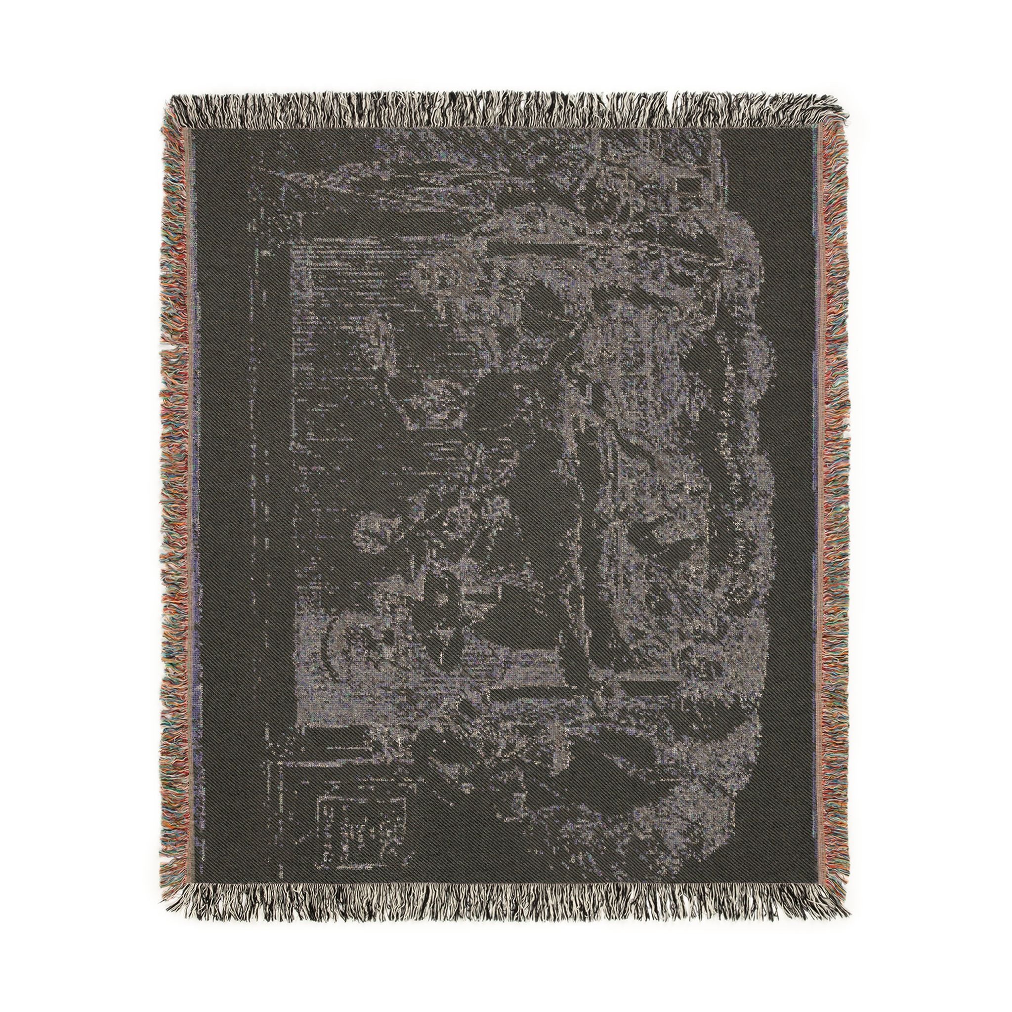 Jacques Louis David - Loveless Disarming Himself | Woven Tapestry Blanket