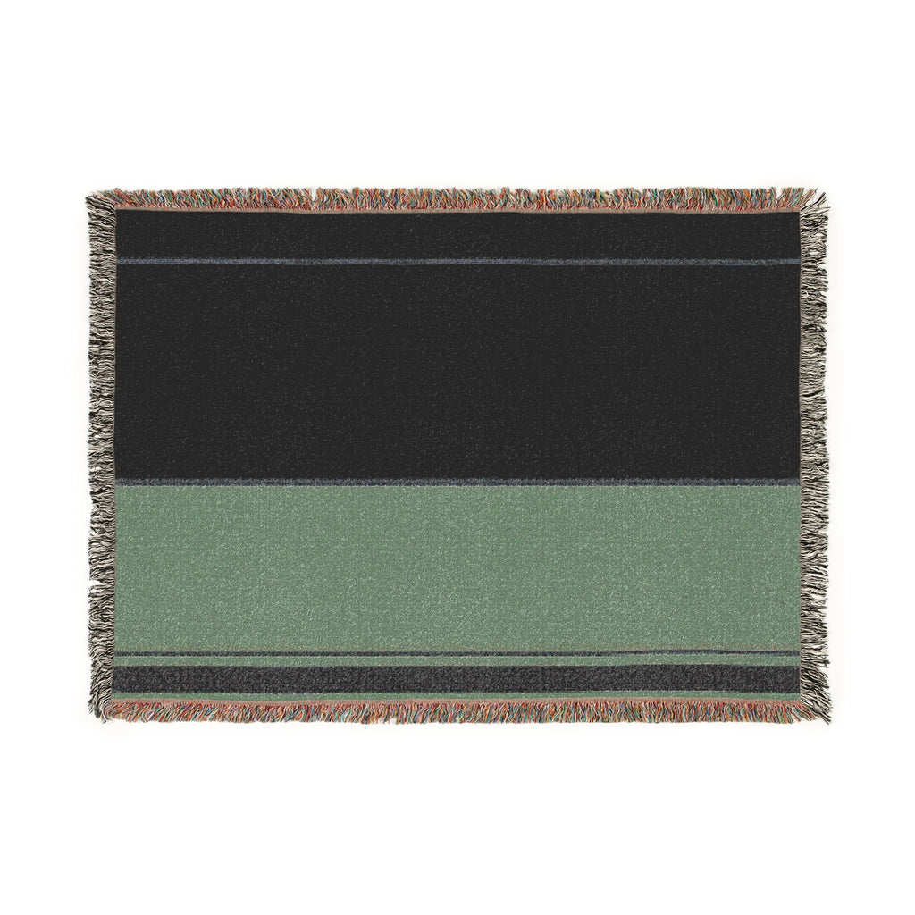 Grove Throw — Ink · Olive · Slate