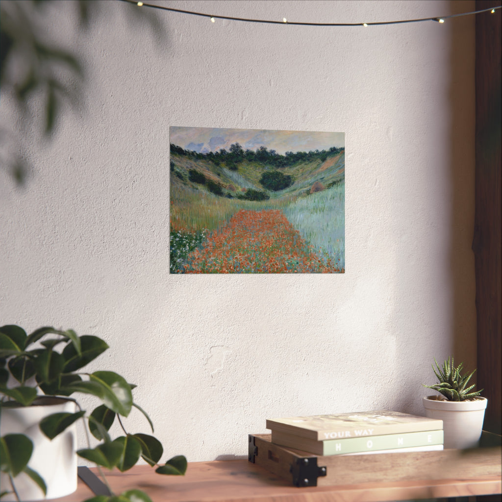 Claude Monet - Poppy Field, Giverny | Fine Art Poster