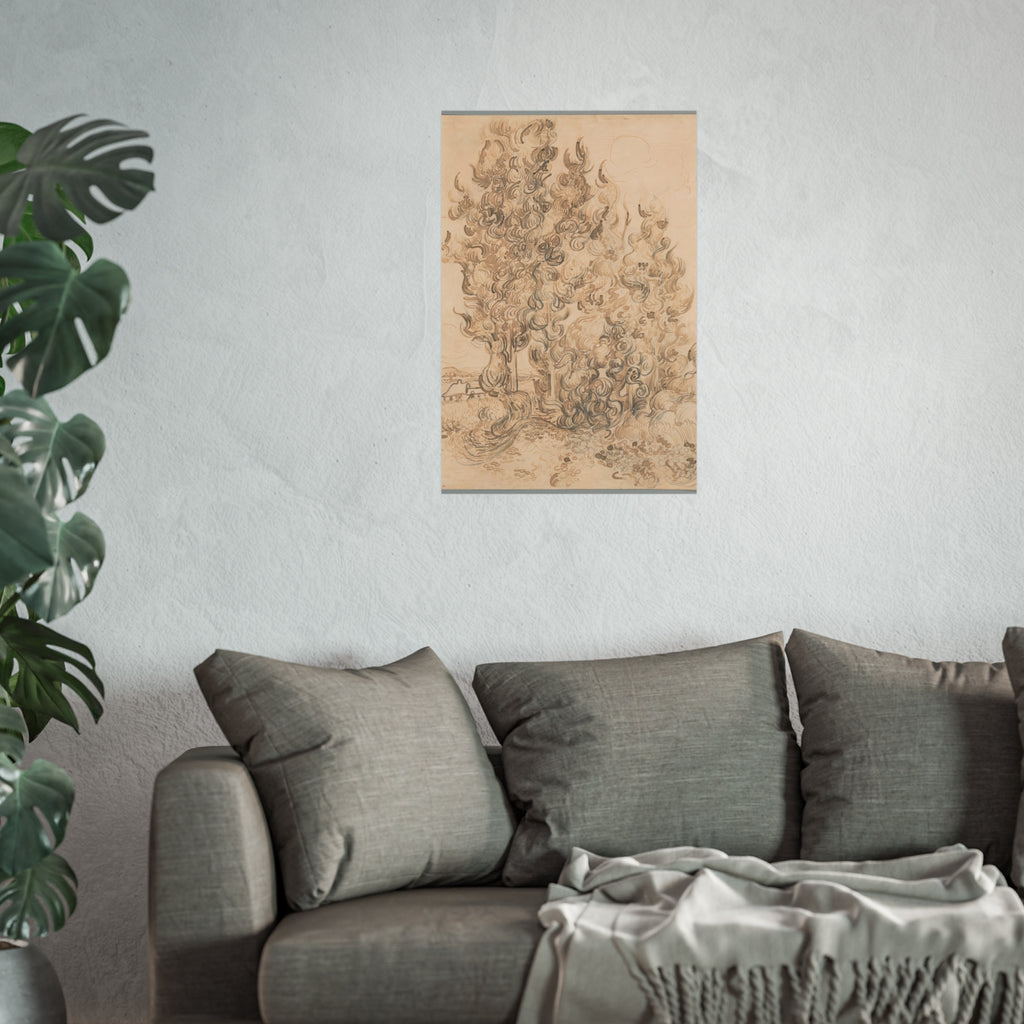 Vincent van Gogh - Cypresses | Fine Art Poster