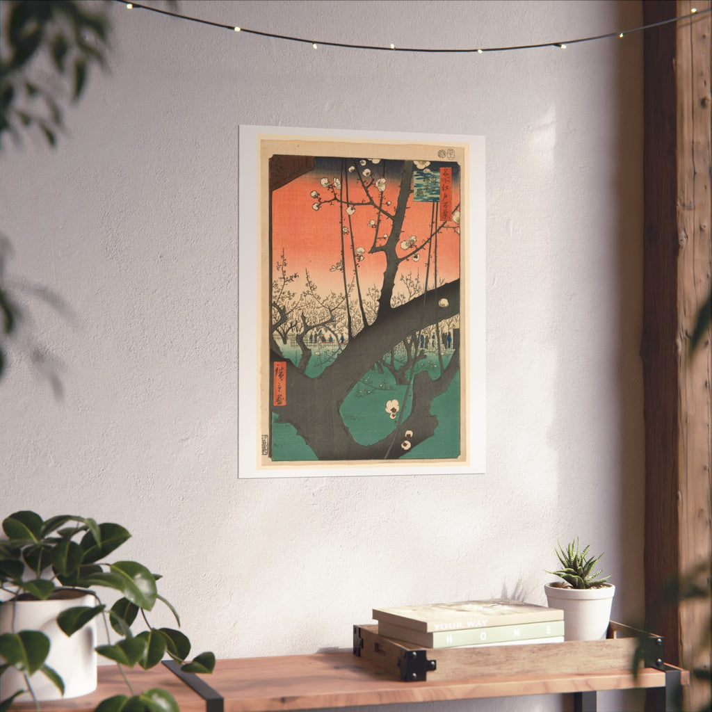 Hiroshige - Plum Garden at Kameido | Fine Art Poster