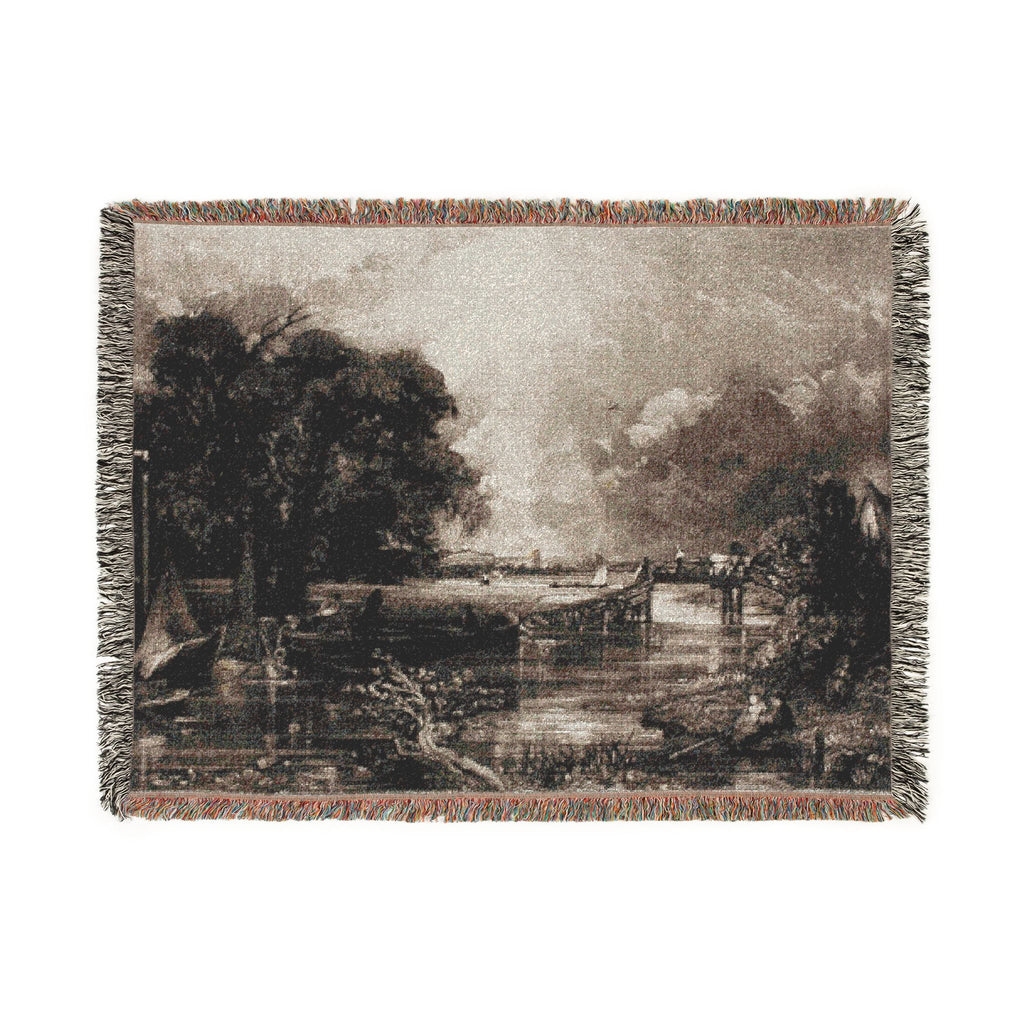 David Lucas - River Stour, Suffolk | Woven Tapestry Blanket