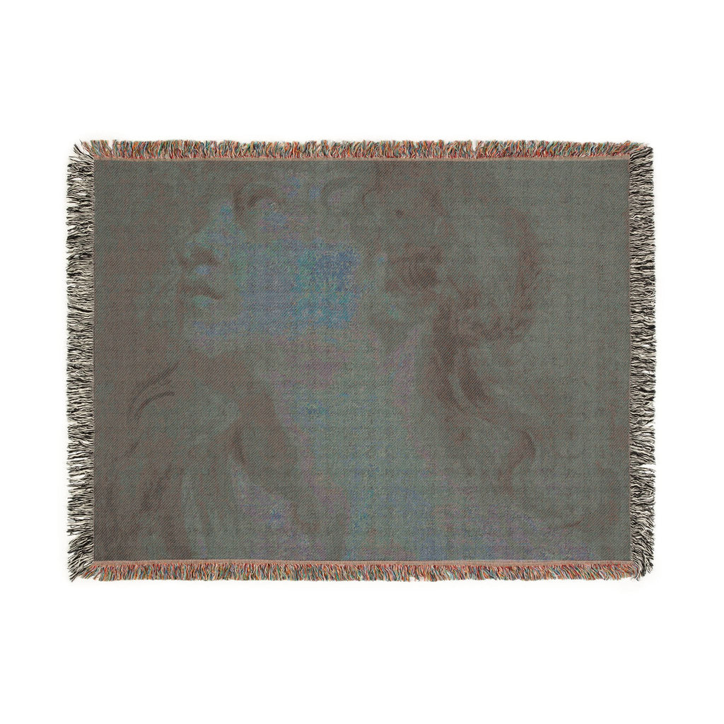 Anthony van Dyck - Head of a Girl | Woven Tapestry Blanket
