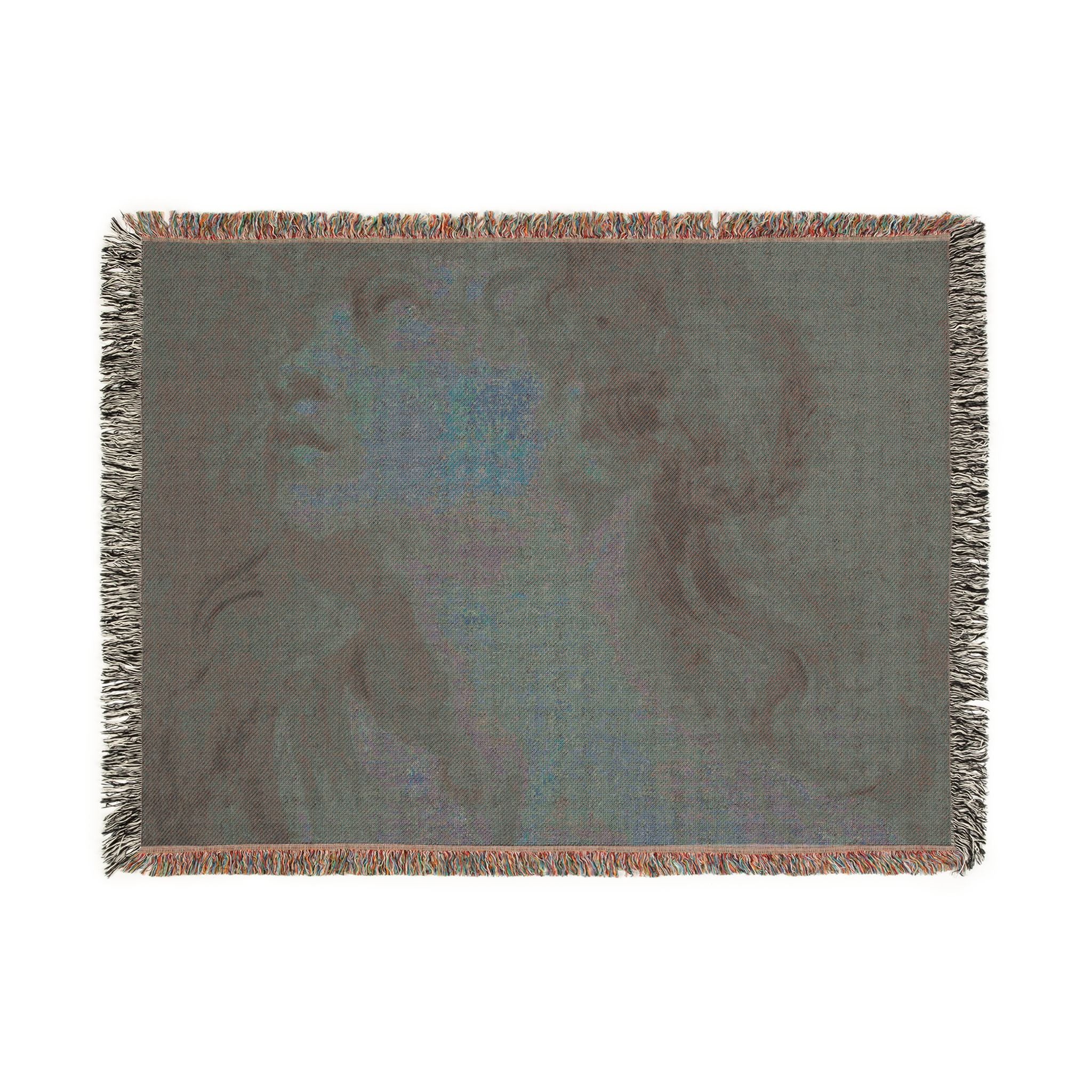 Anthony van Dyck - Head of a Girl | Woven Tapestry Blanket