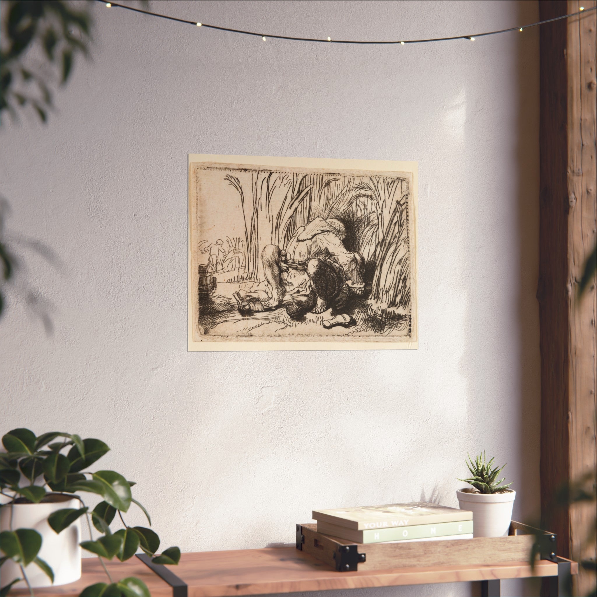 Rembrandt van Rijn - The Monk in the Cornfield | Fine Art Poster