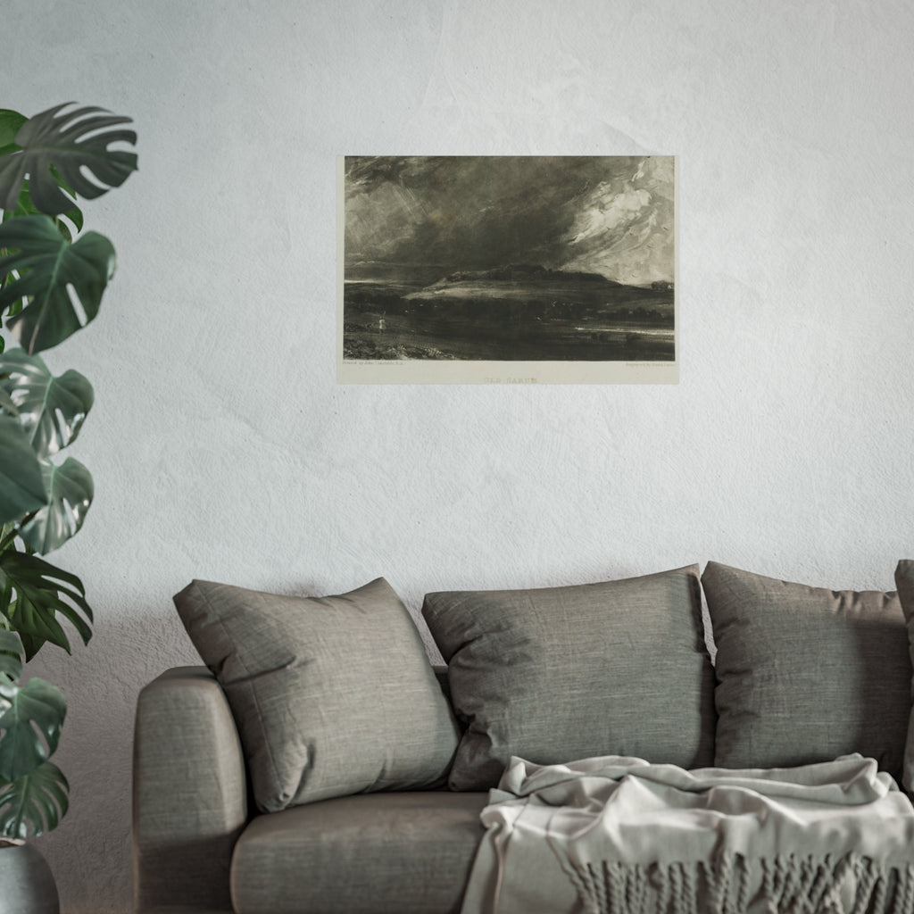 David Lucas - Old Sarum | Fine Art Poster