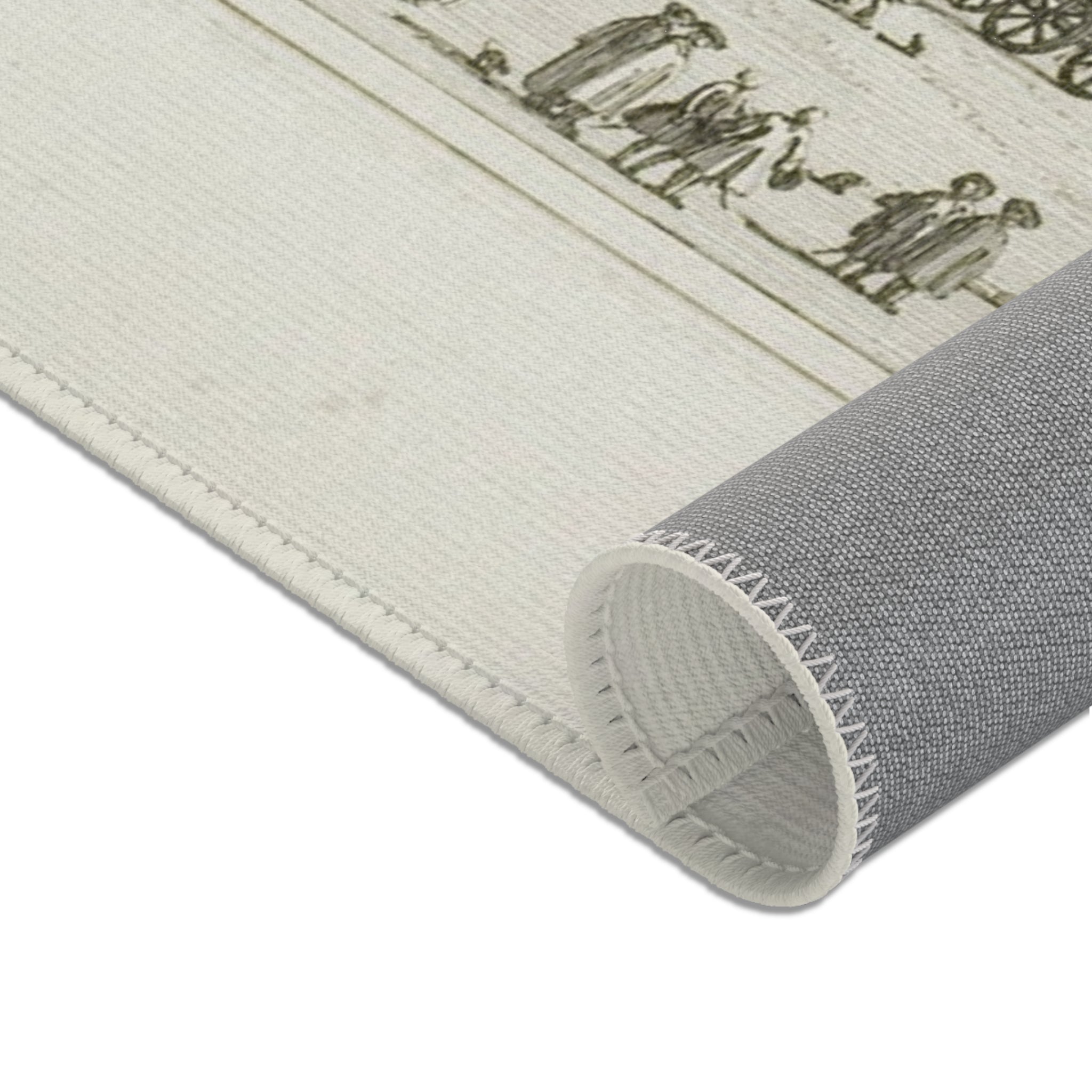 Canaletto - S. Giustina in prà della Vale, from Vedute | Area Rug