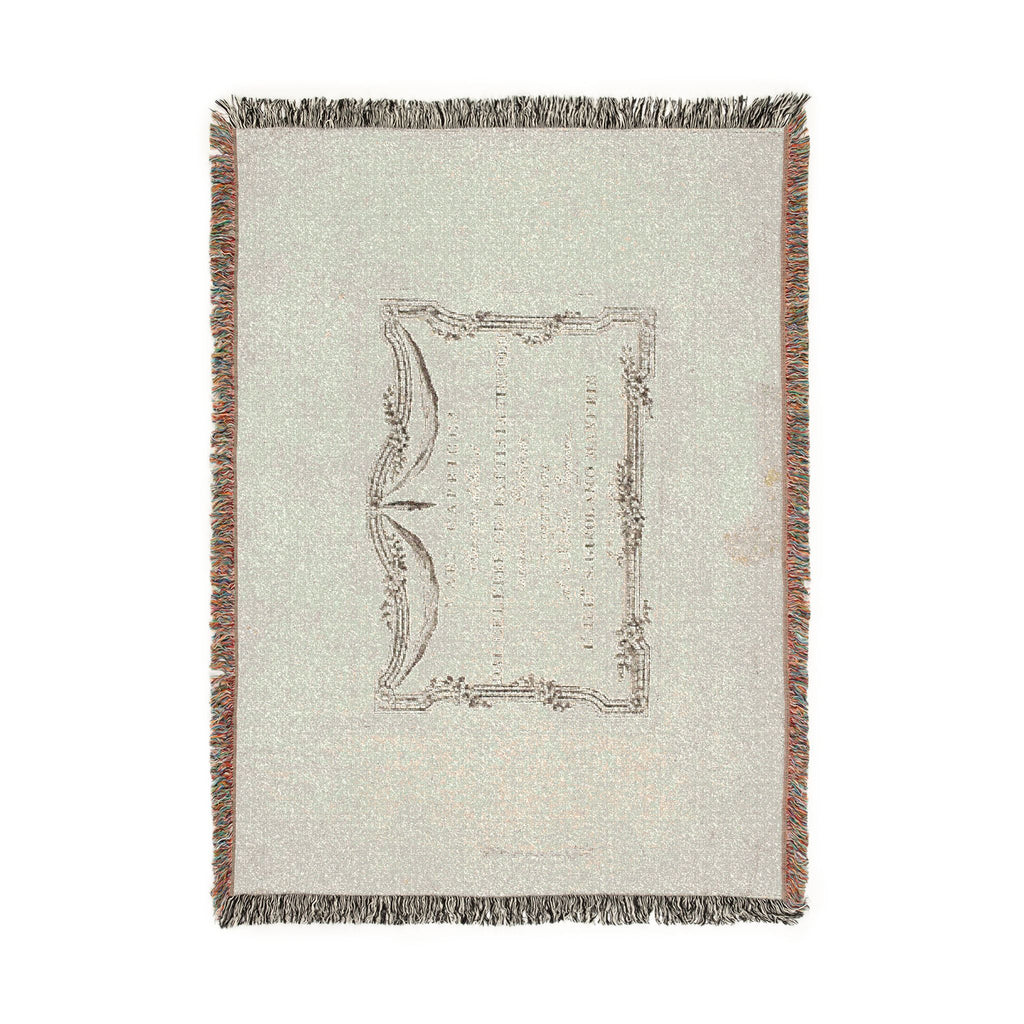 Giovanni Battista Tiepolo - Frontispiece from Capricci | Woven Tapestry Blanket