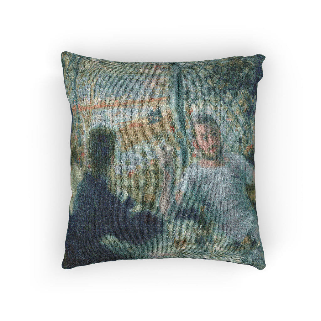 Pierre-Auguste Renoir - Lunch at the Restaurant Fournaise (The Rowers' Lunch) | Woven Pillow