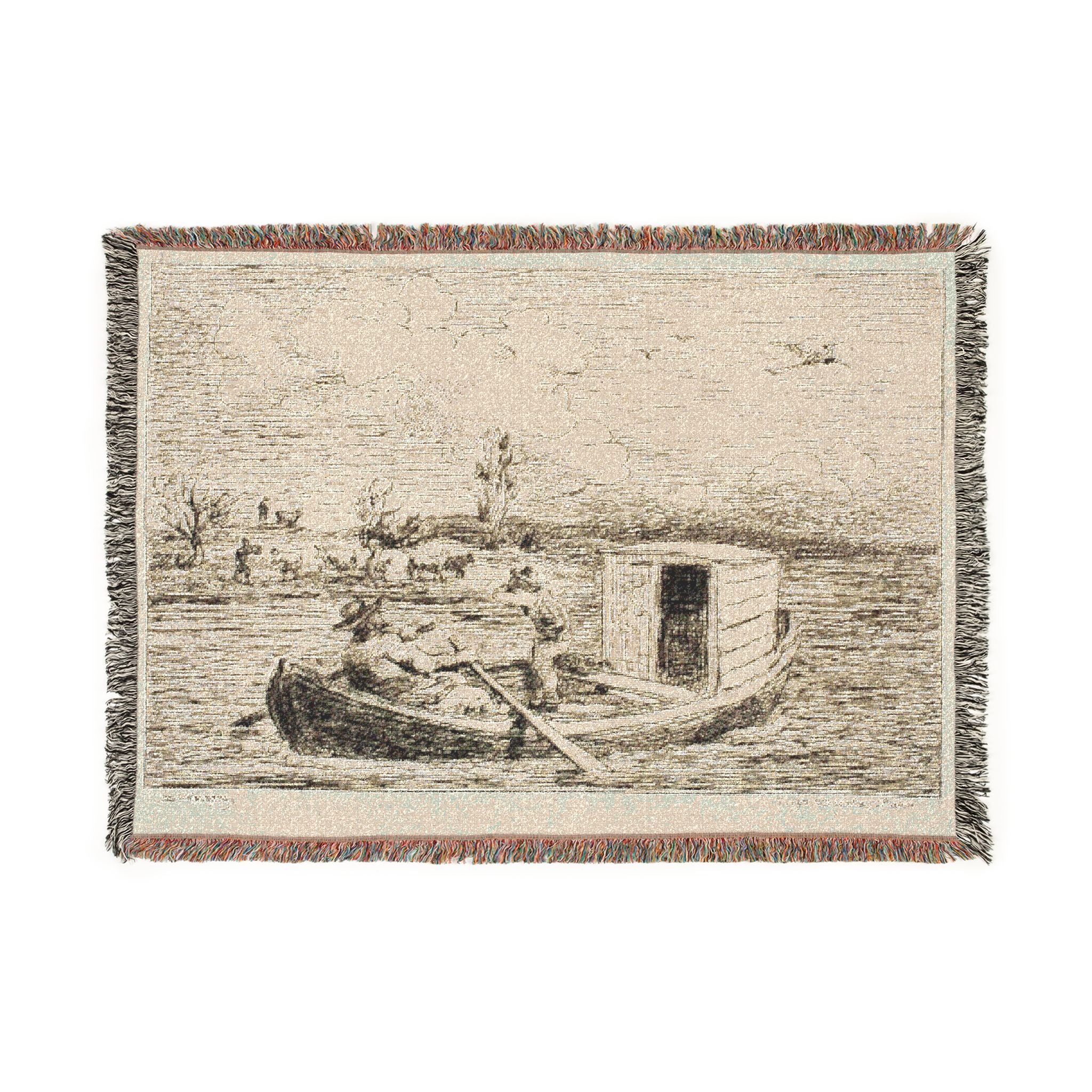 Charles François Daubigny - Cambronne's Word | Woven Tapestry Blanket