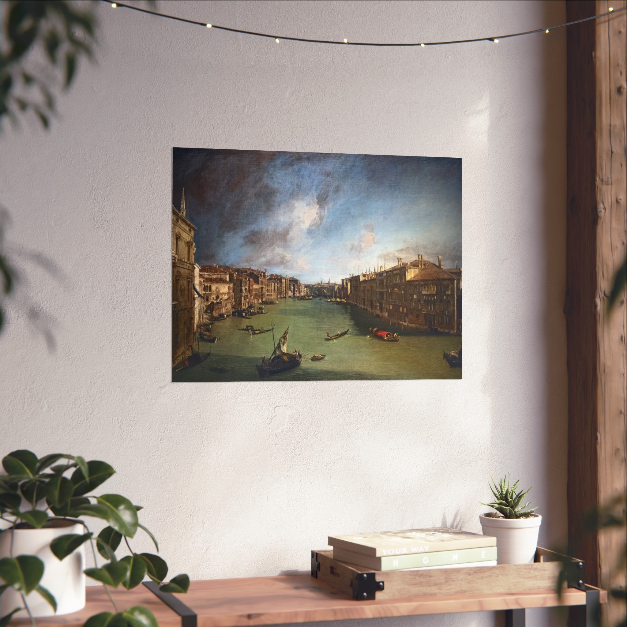 Ca' Rezzonico - Canal Grande da Palazzo Balbi a Rialto C.1722 - Canaletto | Fine Art Poster