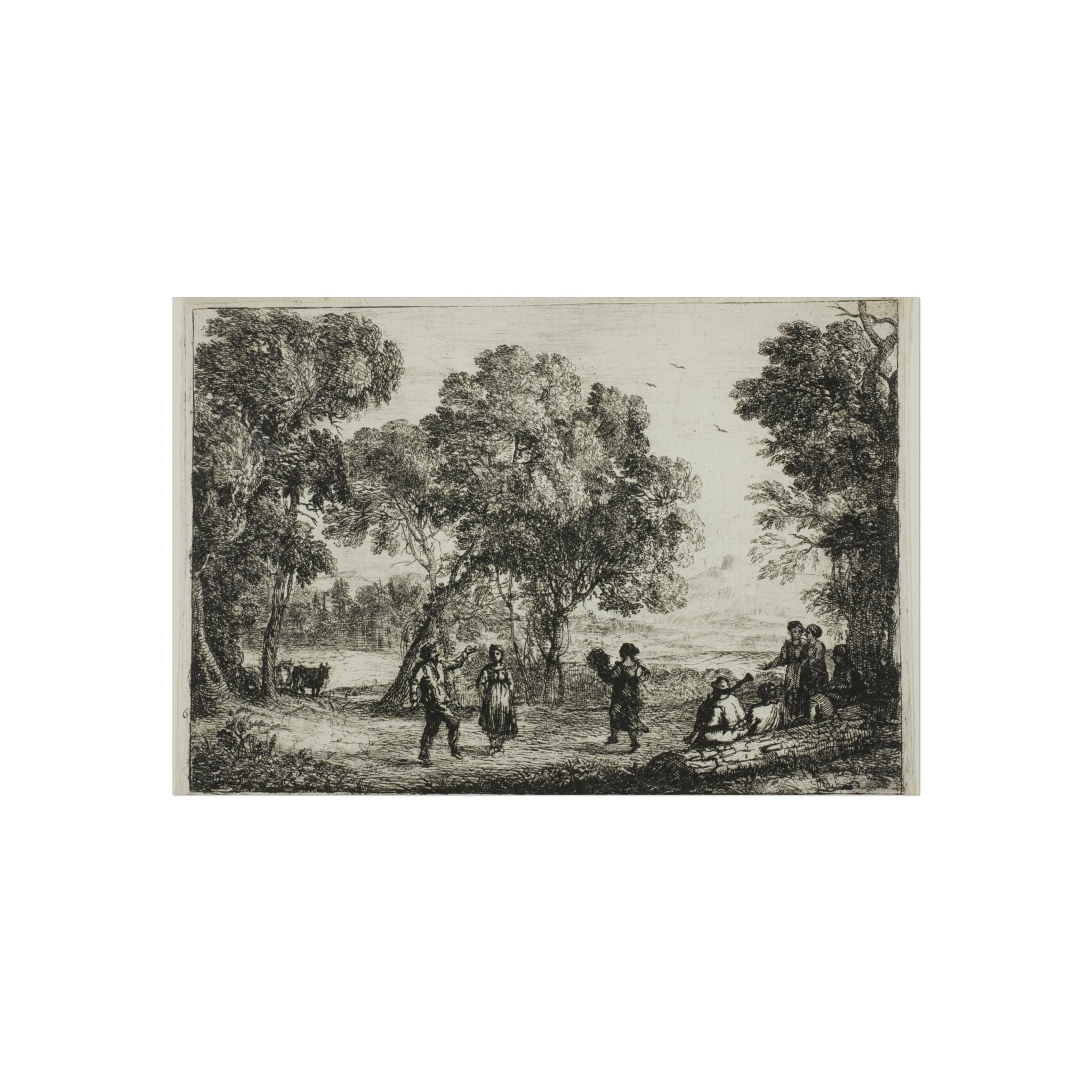 Claude Lorrain - The Country Dance | Fine Art Poster