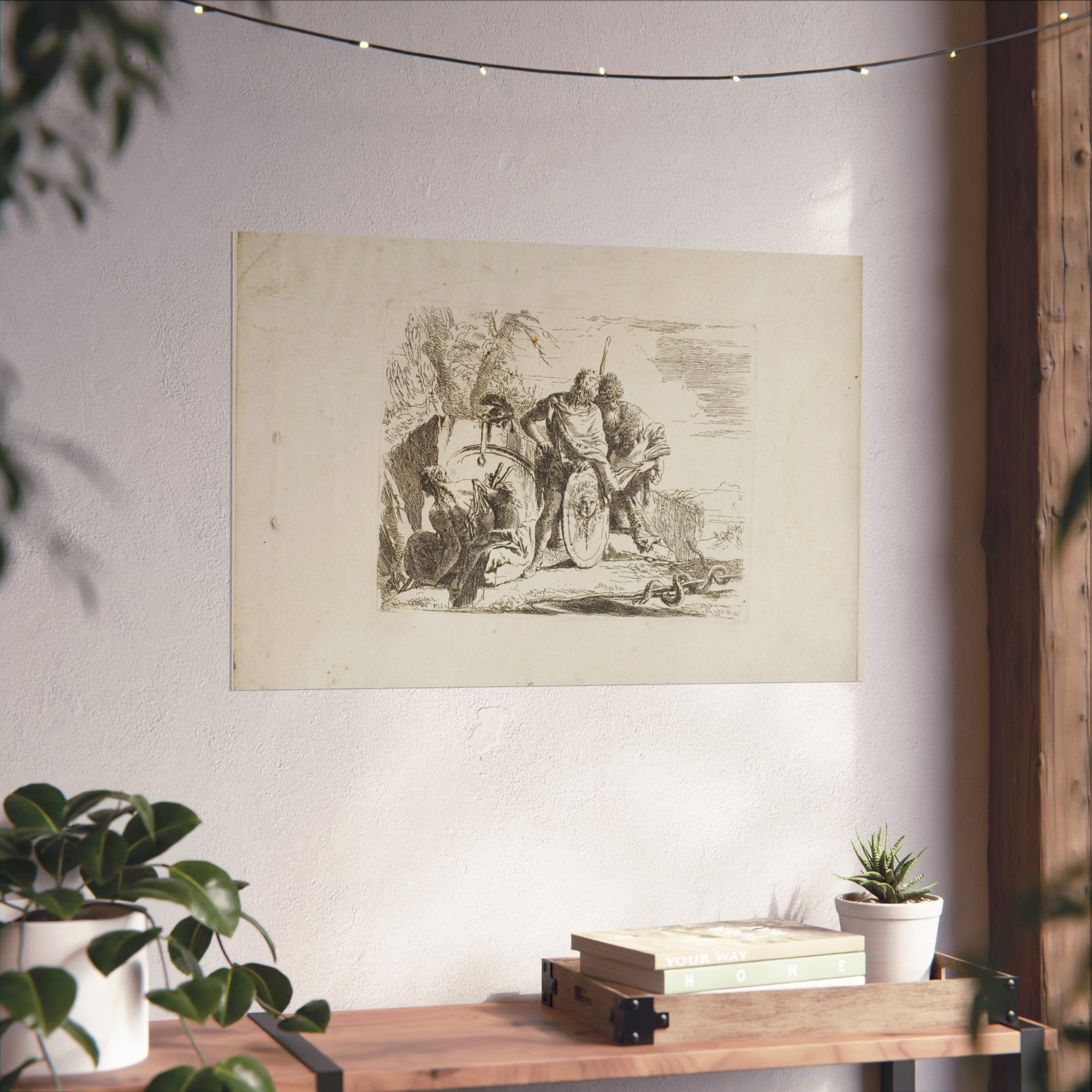 Giovanni Battista Tiepolo - The Astrologer and the Young Soldier, from Capricci | Fine Art Poster