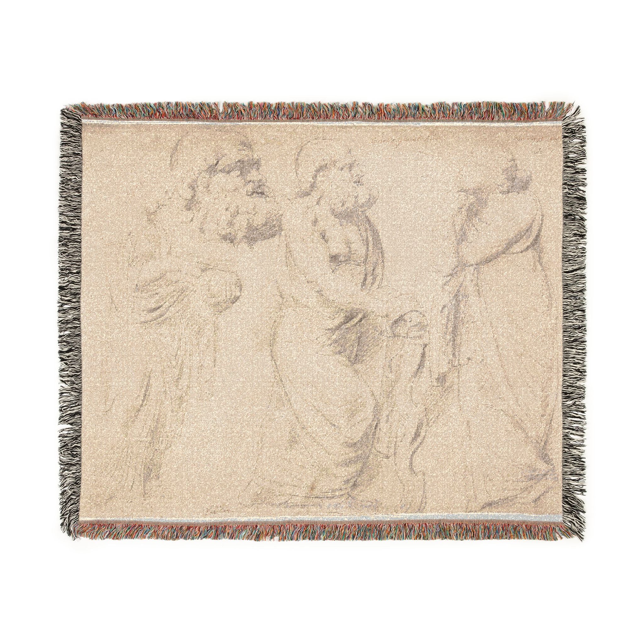Peter Paul Rubens - Studies of a Roman Sarcophagus | Woven Tapestry Blanket