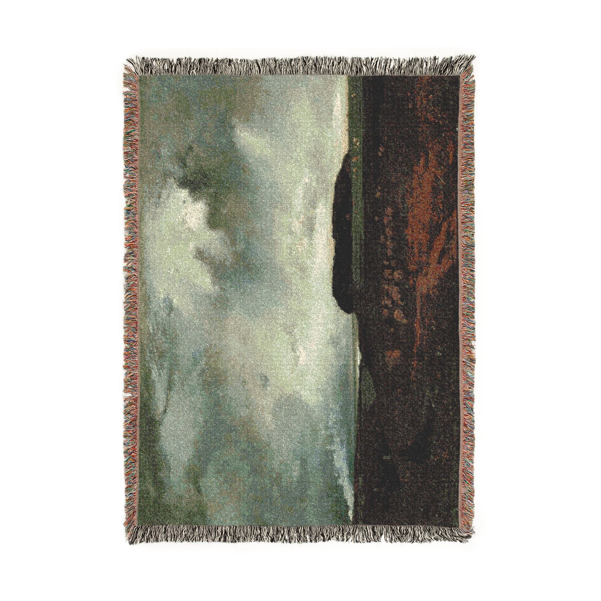 George Inness - The Storm | Woven Tapestry Blanket